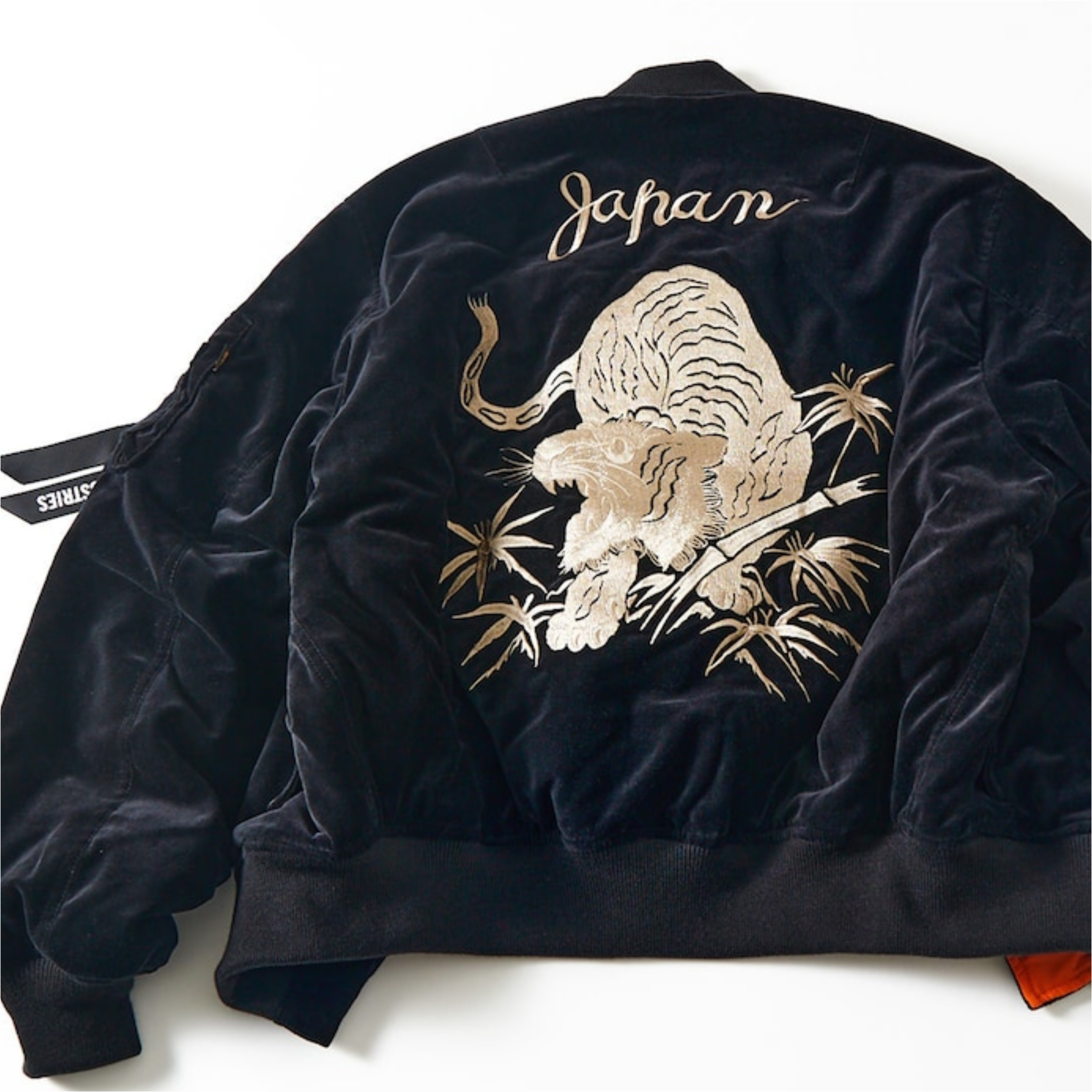 2025AW TEMPALAY × ALPHA INDUSTRIES × FREAK'S STORE 別注 MA-1 老虎 刺繡 天鵝絨 雙面穿 橫須賀 外套 夾克 現貨 1059057500006