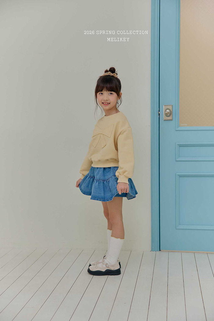 正韓春Melikey 兩色蝴蝶結上衣