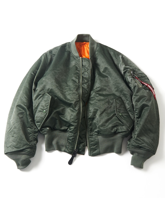 2025AW FREAK'S STORE ALPHA INDUSTRIES WASHED MA-1 FLIGHT JACKET 限定 水洗 飛行 外套 夾克 現貨 1059057500005