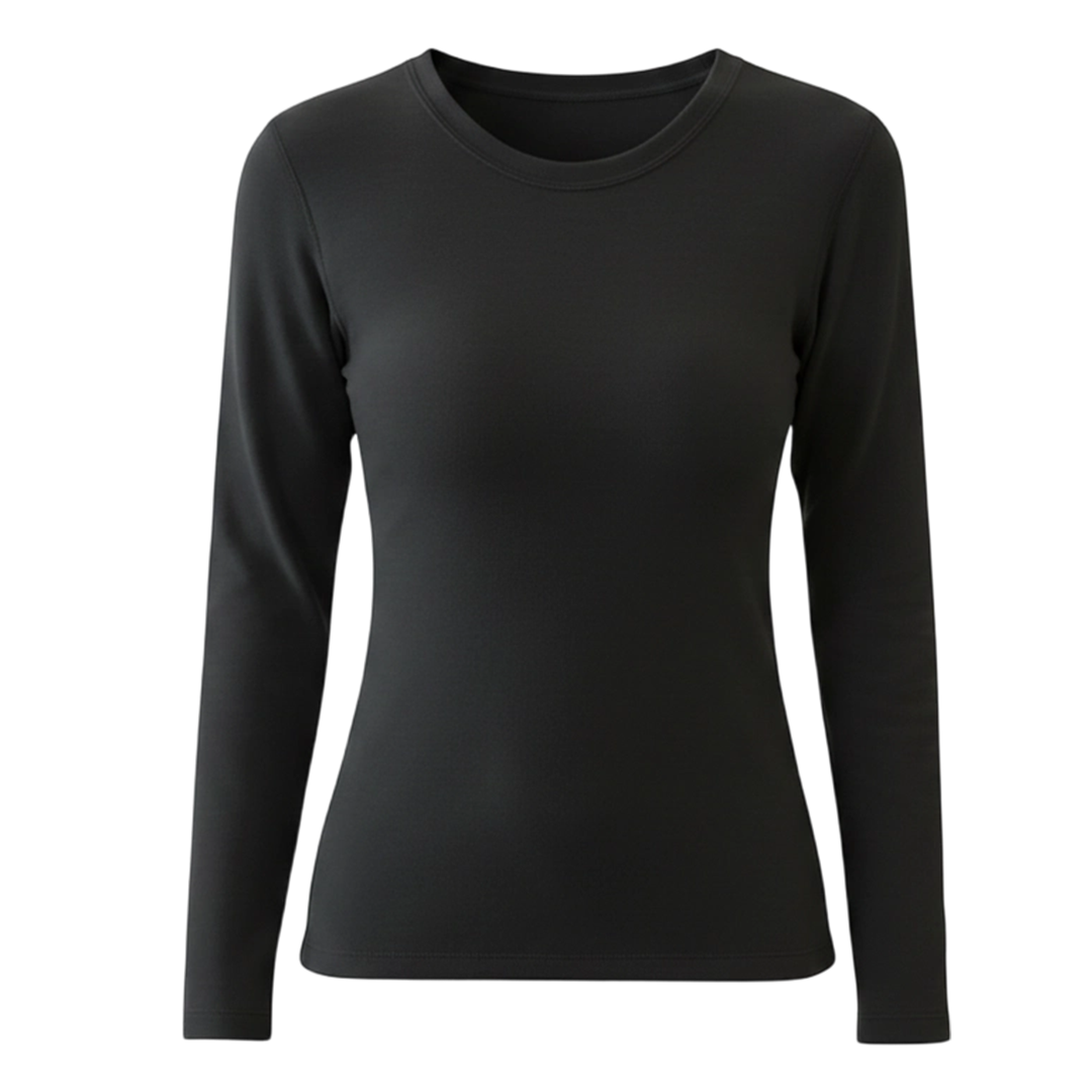 圓領山羊絨保暖衣 女款 (3色) 12YST93631