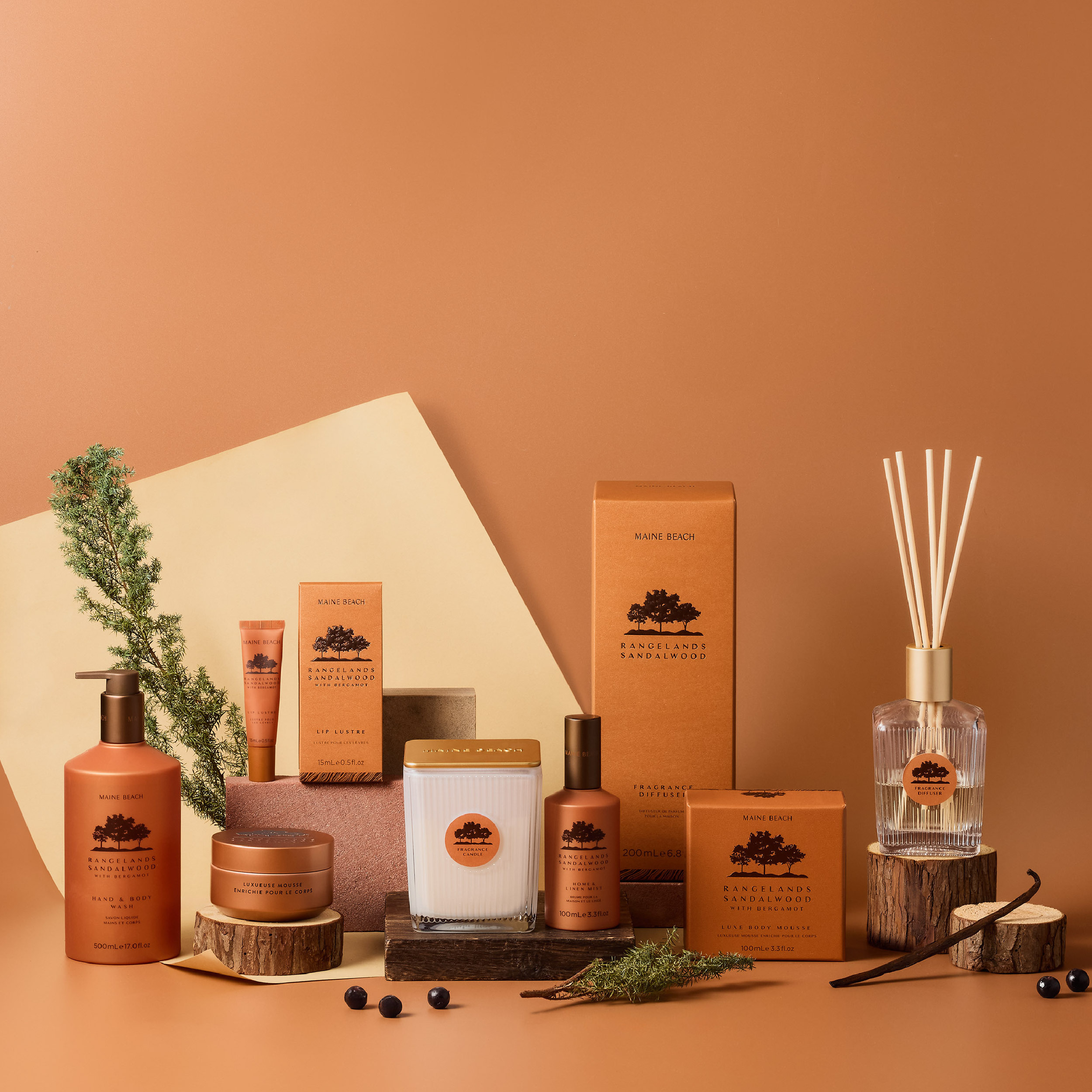 Rangelands sandalwood with bergamot Hand & Body Wash