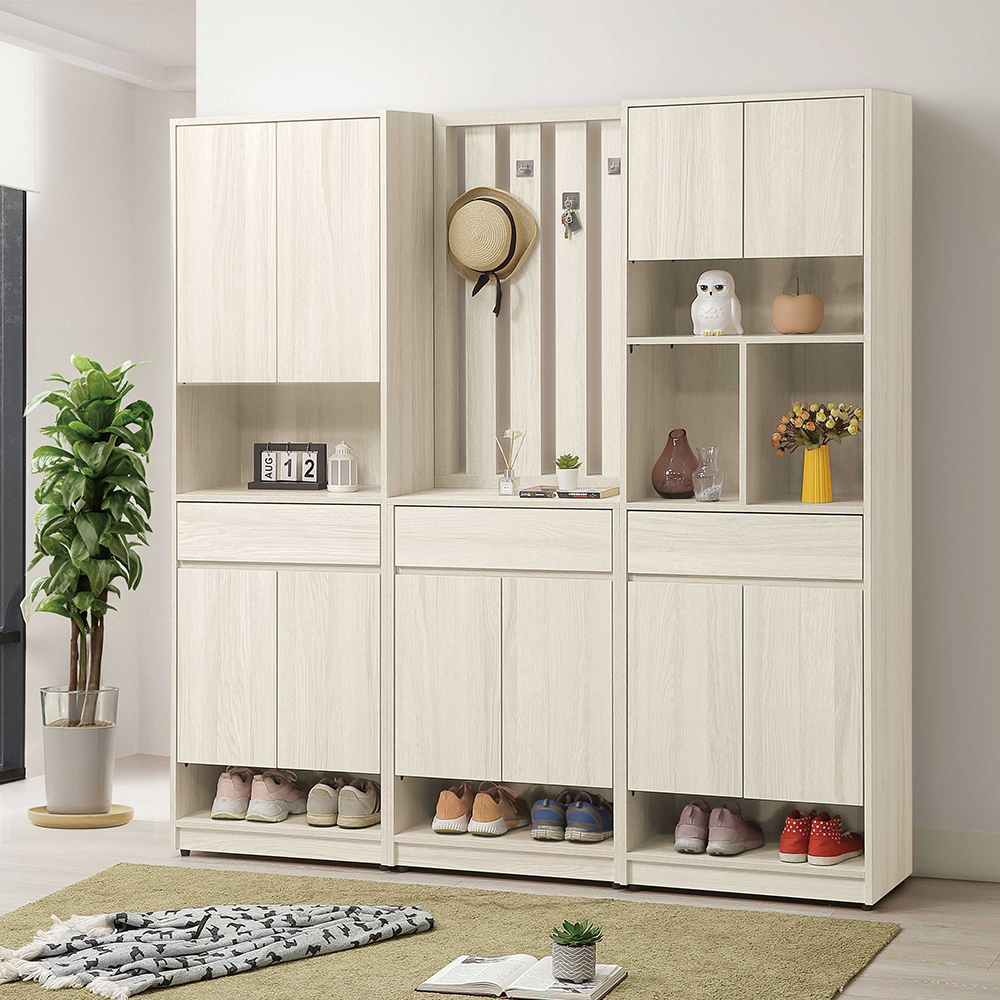 曼朵6尺中開放高鞋櫃組合/玄關收納置物櫃/隔間櫃
