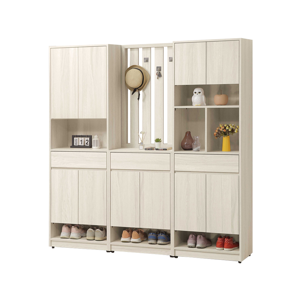 曼朵6尺中開放高鞋櫃組合/玄關收納置物櫃/隔間櫃