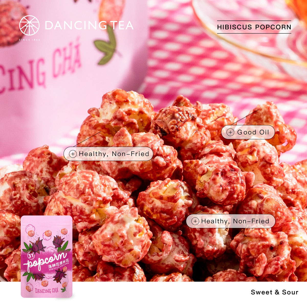 HIBISCUS POPCORN 60g