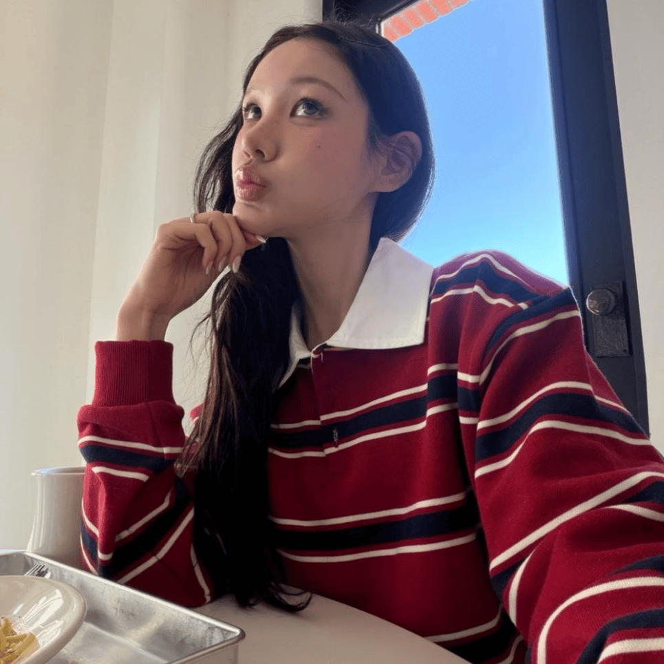 Letterfrommoon｜Martin Stripe Rugby Shirt [2 colors]