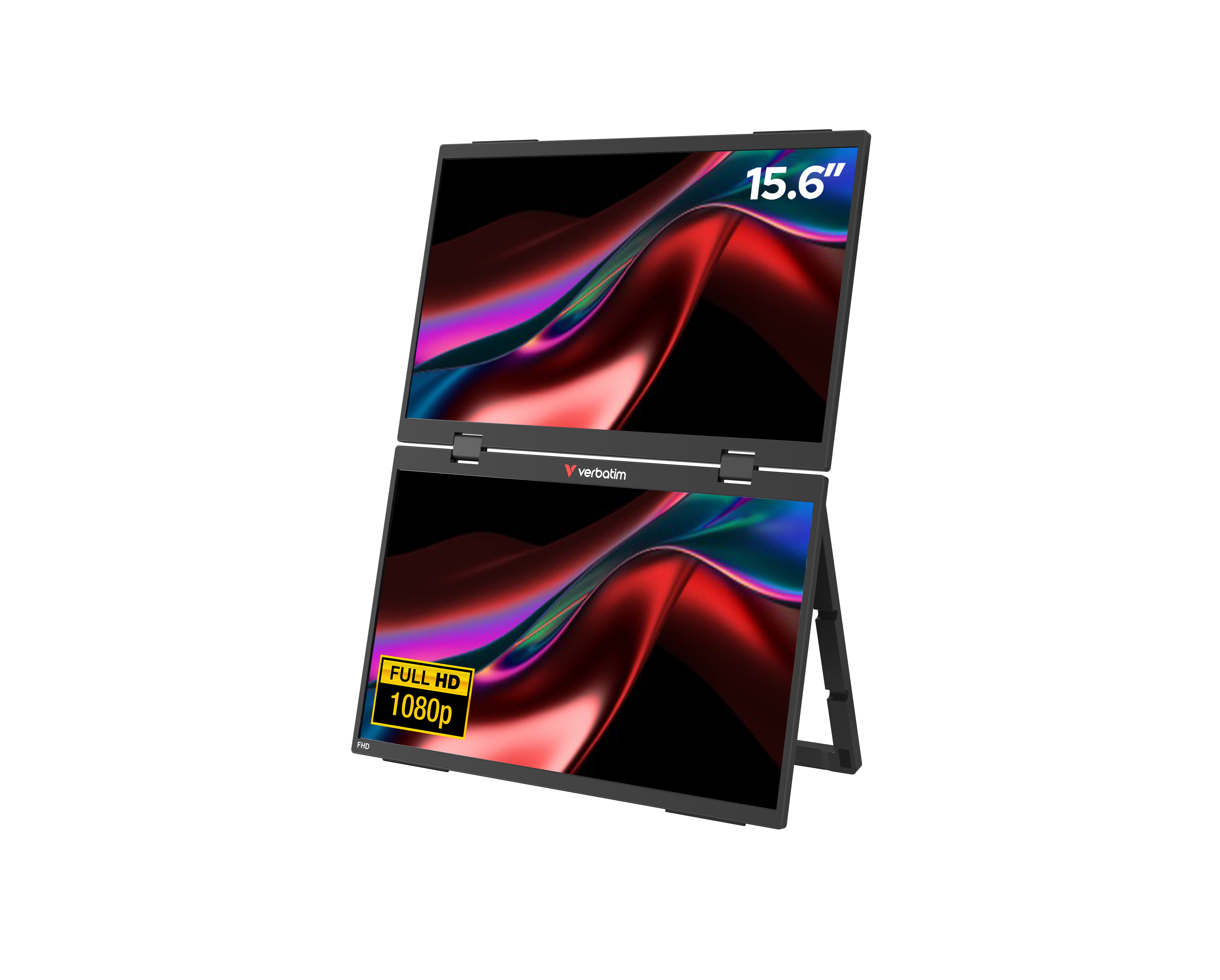 雙螢幕便攜式顯示器 15.6″ Full HD 1080p Essentials