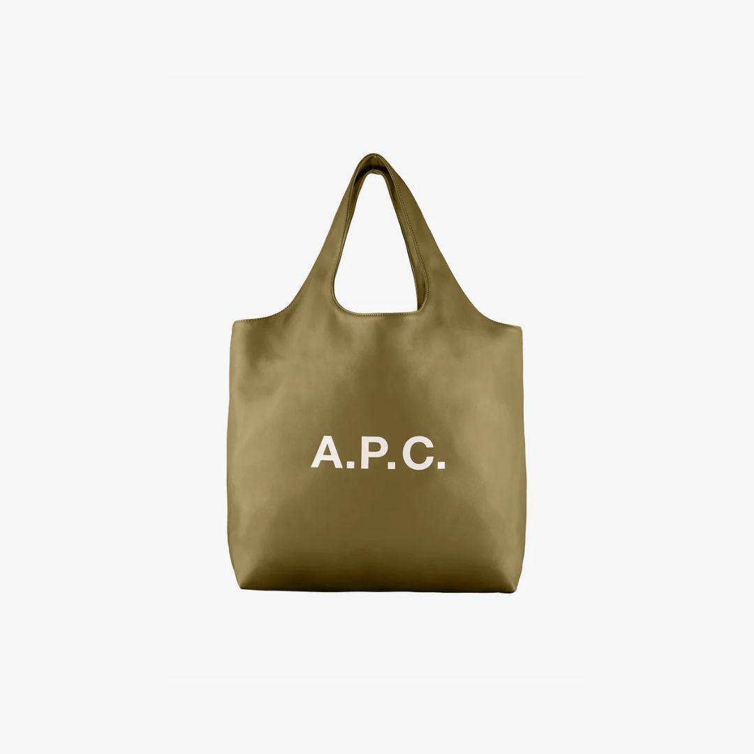 1FF0101-185 [A.P.C.] Ninon Tote Bag Military Khaki (SS26) #PUAAT-M61565 (B-EU-E)