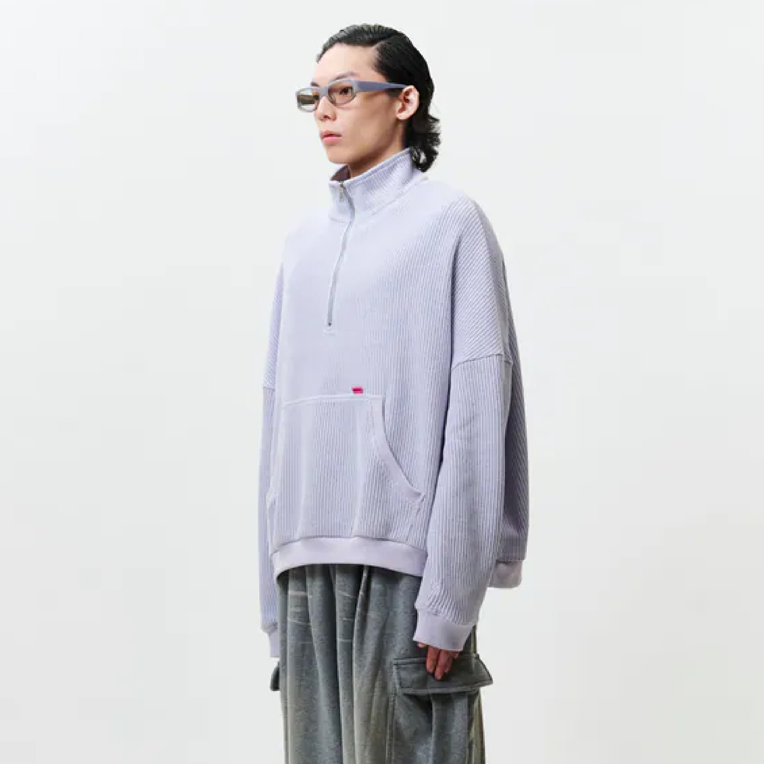 WTNC Half-Zip Sweater Purple [TNS002]