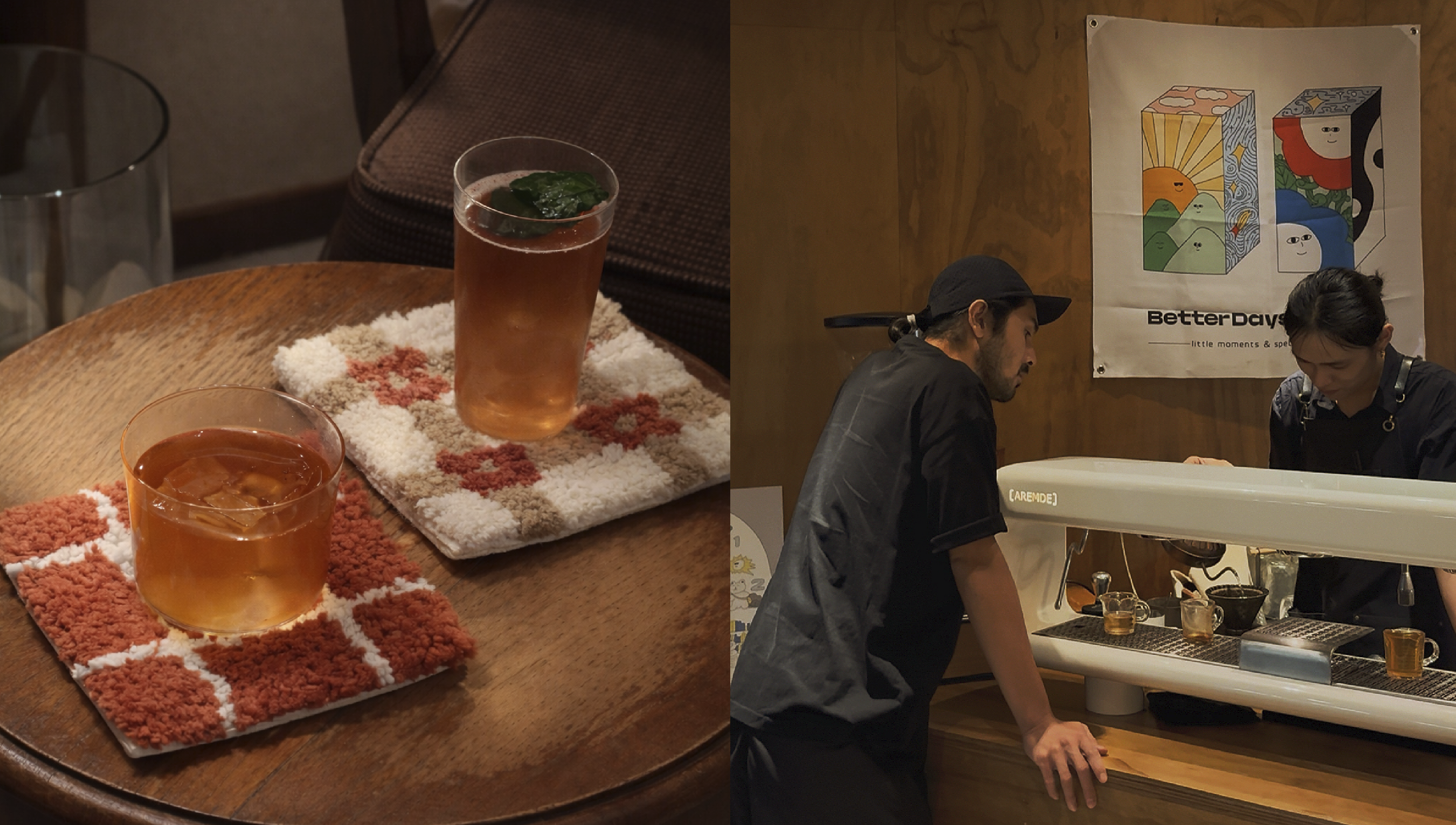 Sandun Coffee 店內情境照片拼接