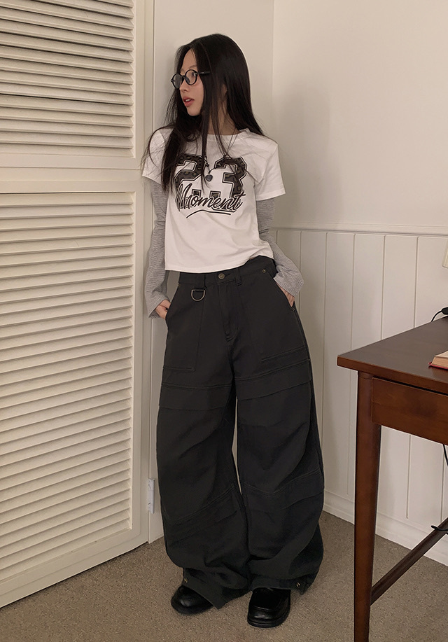 【優惠價預訂】韓國豹紋23疊穿長袖上衣（3色）