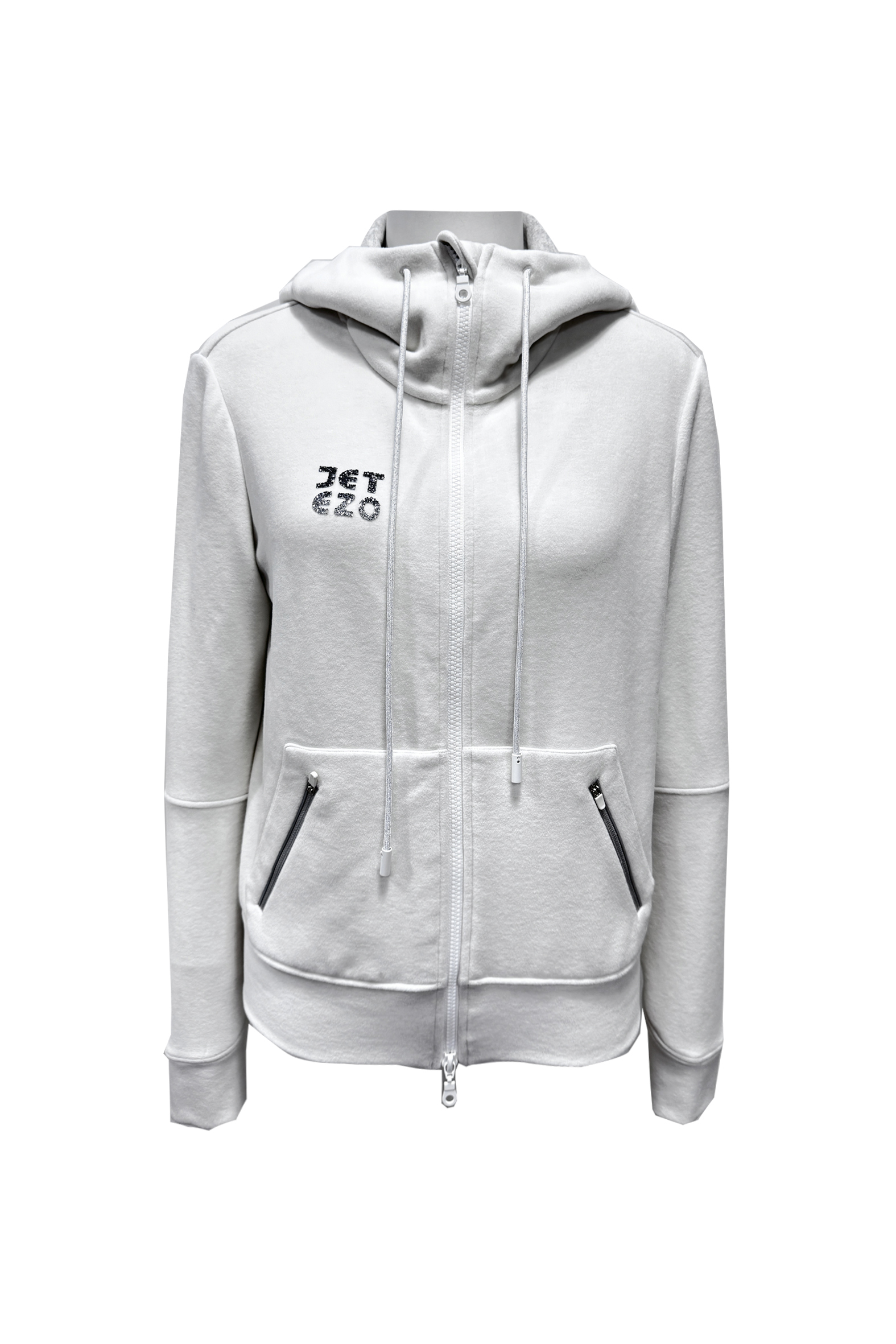 BE15106D1 純粹秩序 JE logo連帽拉鍊外套