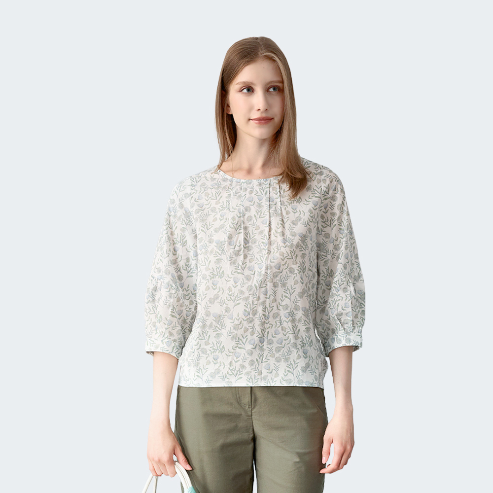 柔雅花園純棉上衣