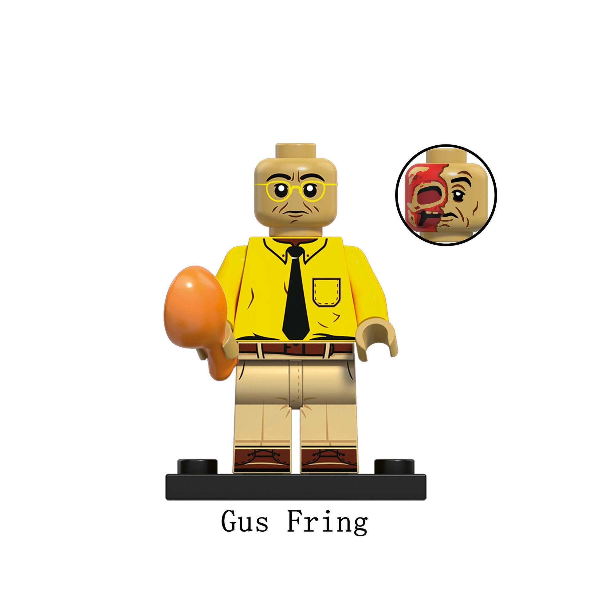 TV Show Breaking Bad Gus Fring Custom Minifigures fit Lego JS1003