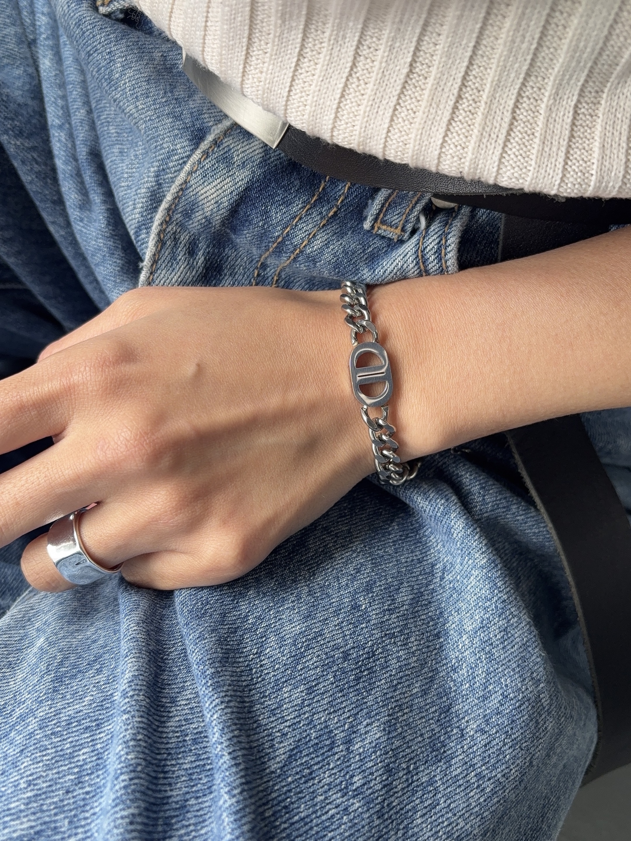 double letter bracelet