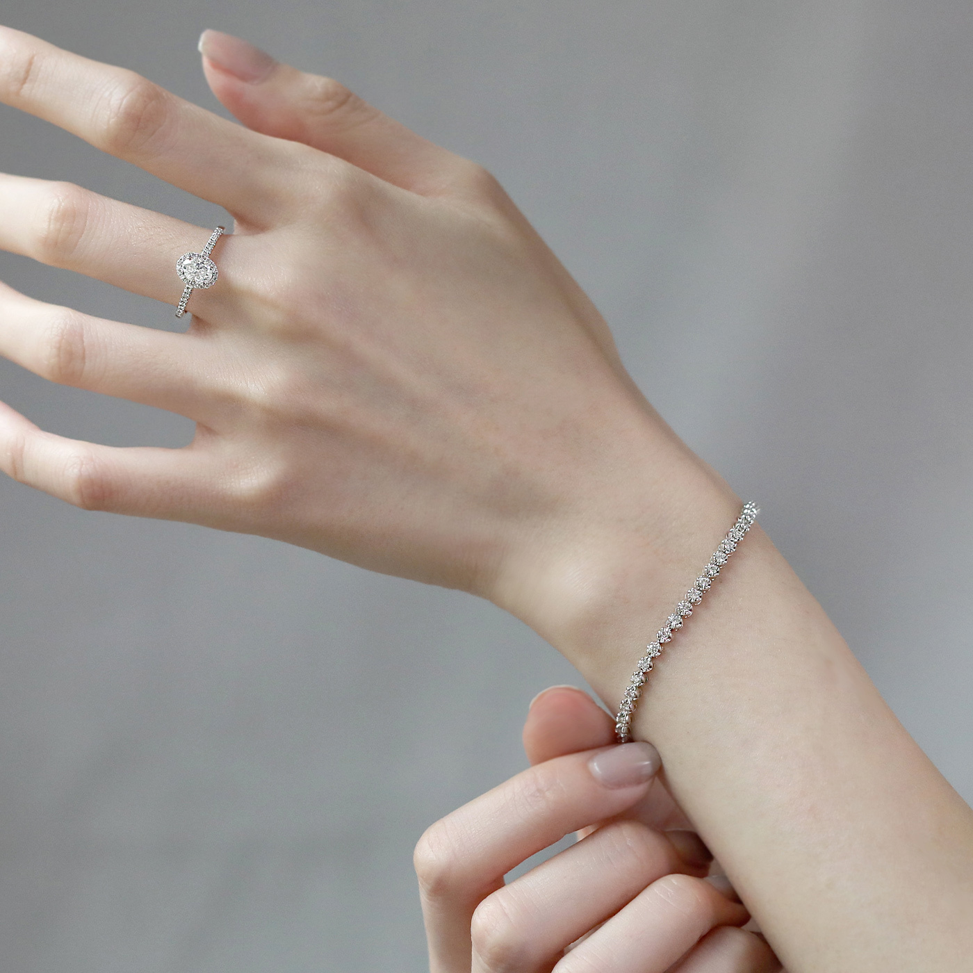 星願 — 5克拉鑽石手鍊