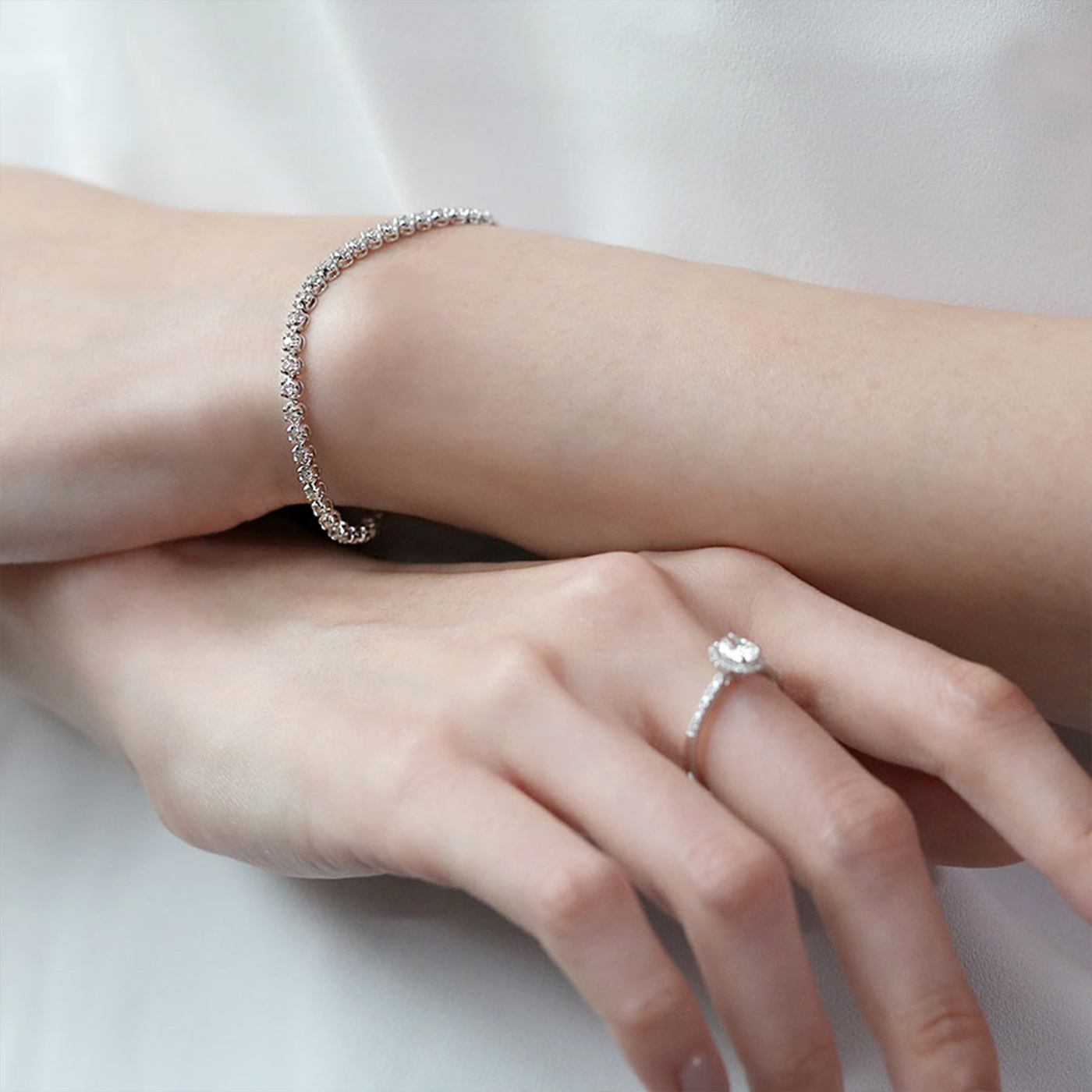 星願 — 5克拉鑽石手鍊
