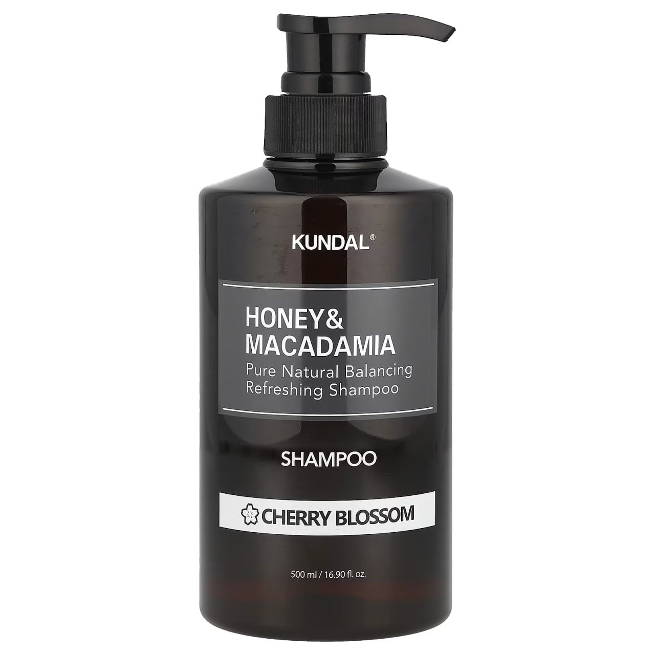 KUNDAL Honey & Nut Natural Shampoo 500ml - Cherry Blossom Scent 736667