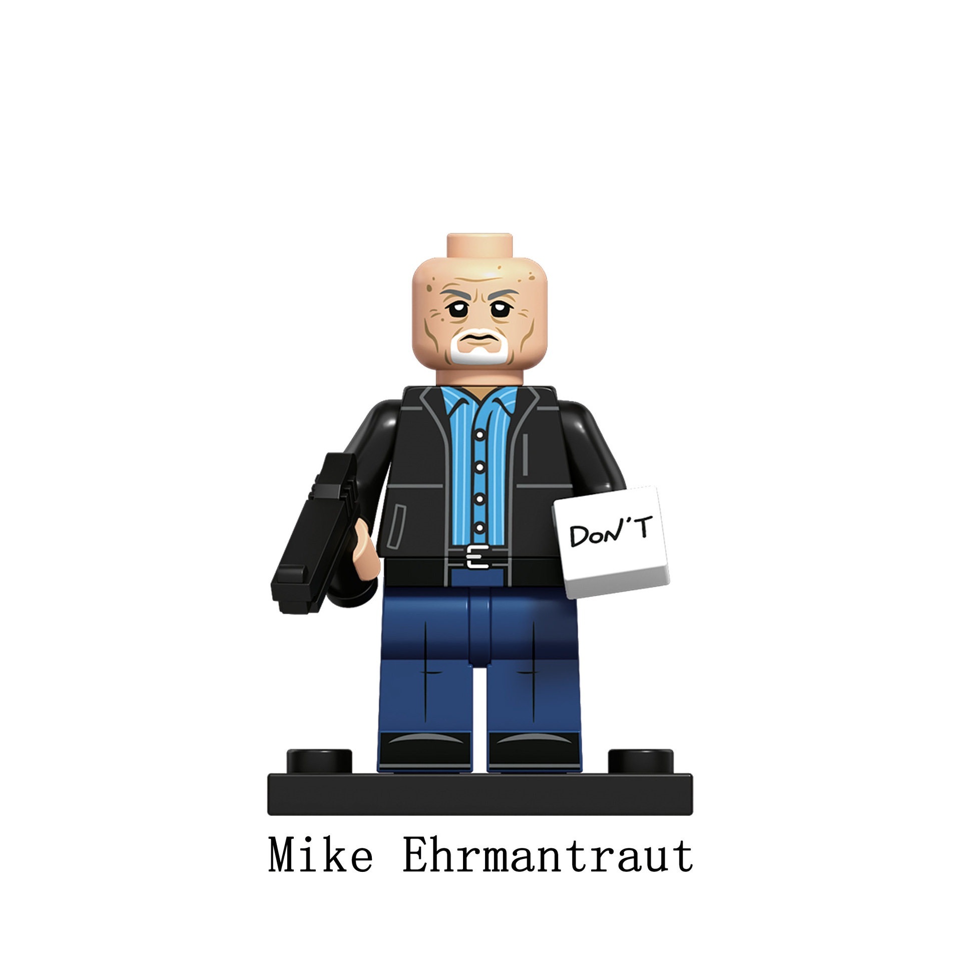 TV Show Breaking Bad Mike Ehrmantraut Custom Minifigures fit Lego JS1005