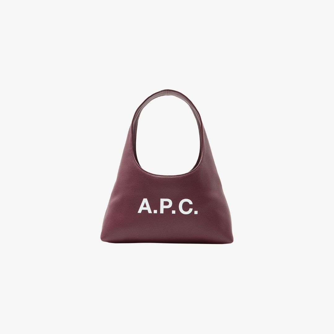 1FF0101-188 [A.P.C.] Baby Ninon Shoulder Bag Aubergine (SS26) #PUABO-F67027 (B-EU-E)