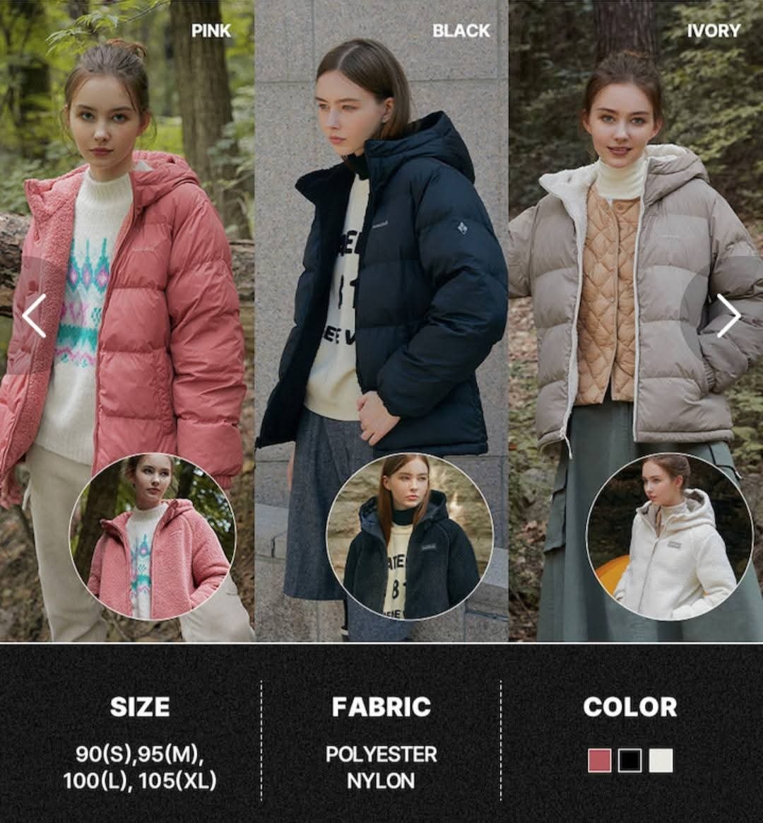 260127 Mont-bell Women's 2in1 Medium LightWeight Padding Jacket (3色)