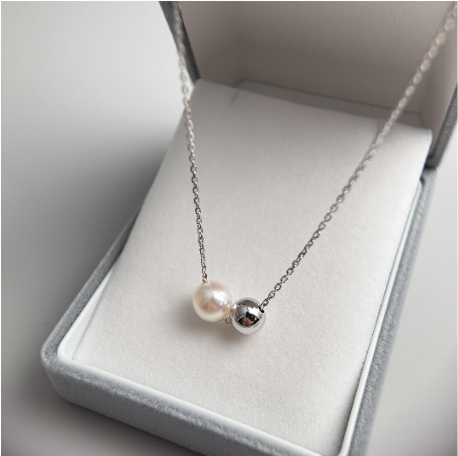 OTH-JJG0127-033 BobBon雙珠項鏈 (A33)