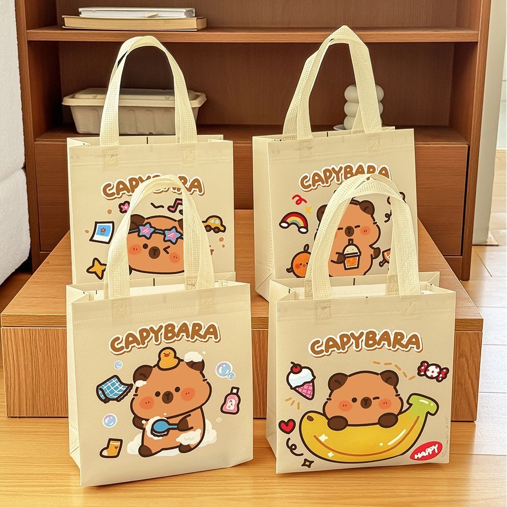 预购 可爱水豚礼品袋子儿童手提袋 随机