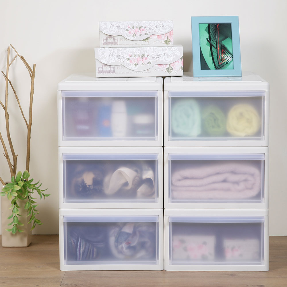 《真心良品》 KEYWAY聯府 固得抽屜式整理箱(11L)6入組