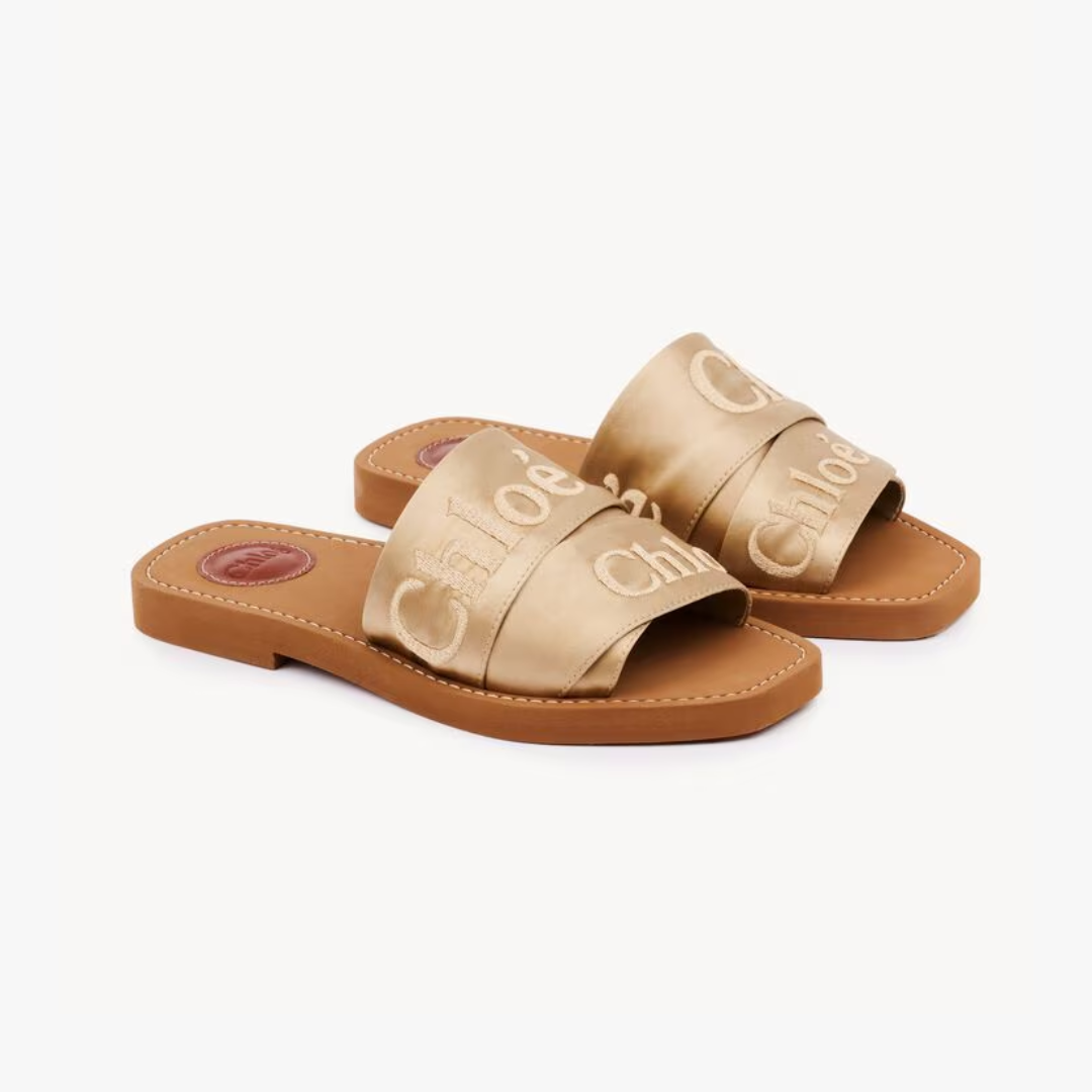 1FF0101-349 [CHLOE] Woody Mule Light Sand (SS26) #CH26S188VH291 (S-EU-E)