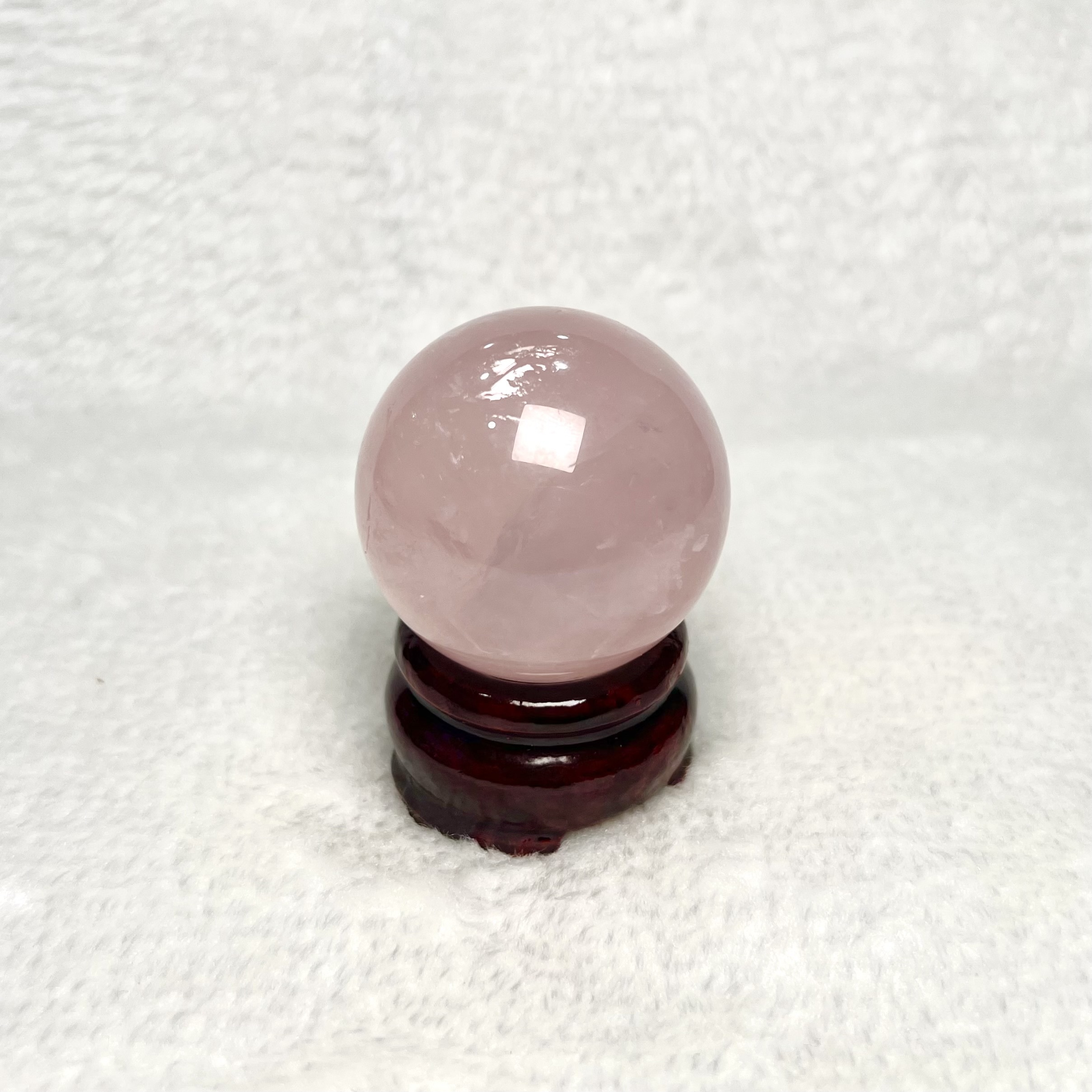 粉水晶球 4.4cm #A699