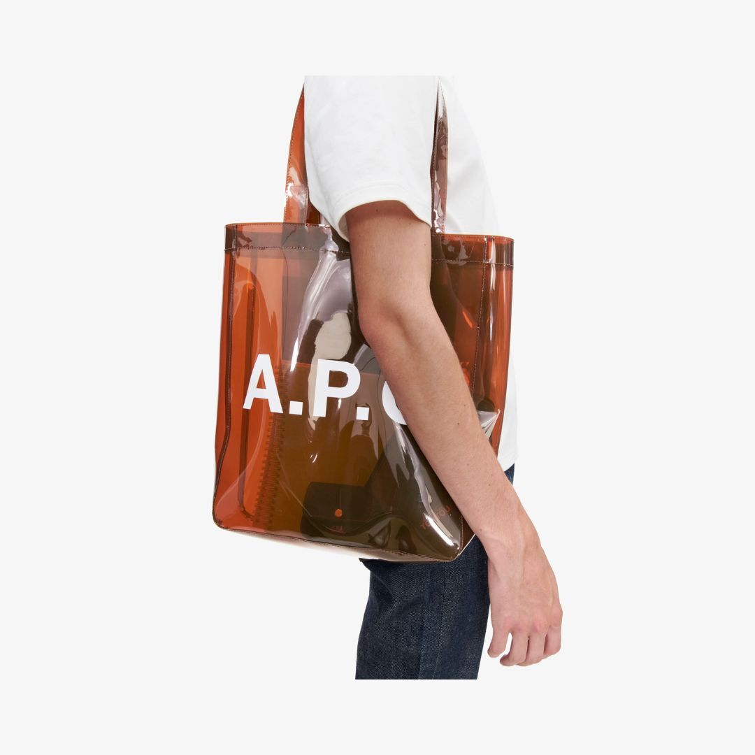 1FF0101-190 [A.P.C.] Lou Tote Bag Dark Brown (SS26) #PUACD-M61442 (B-EU-E)