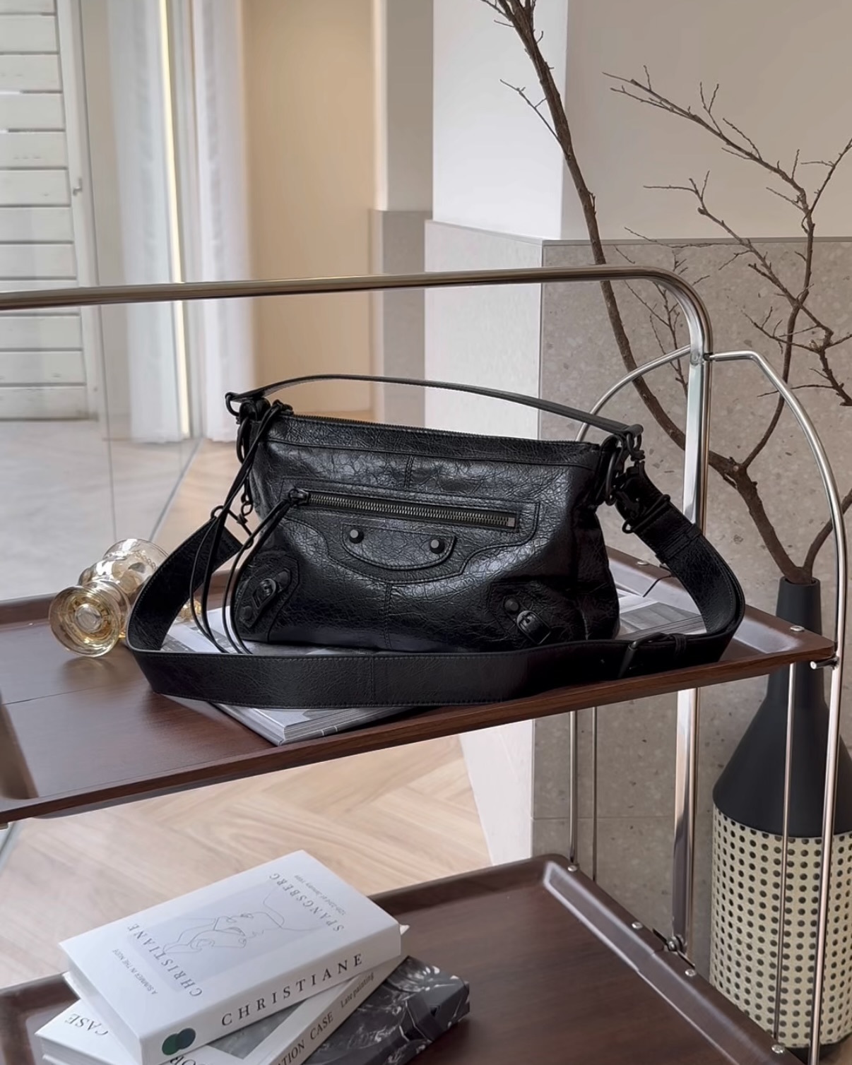 BALENCIAGA｜LE CITY MOTO 小號 機車包 黑色