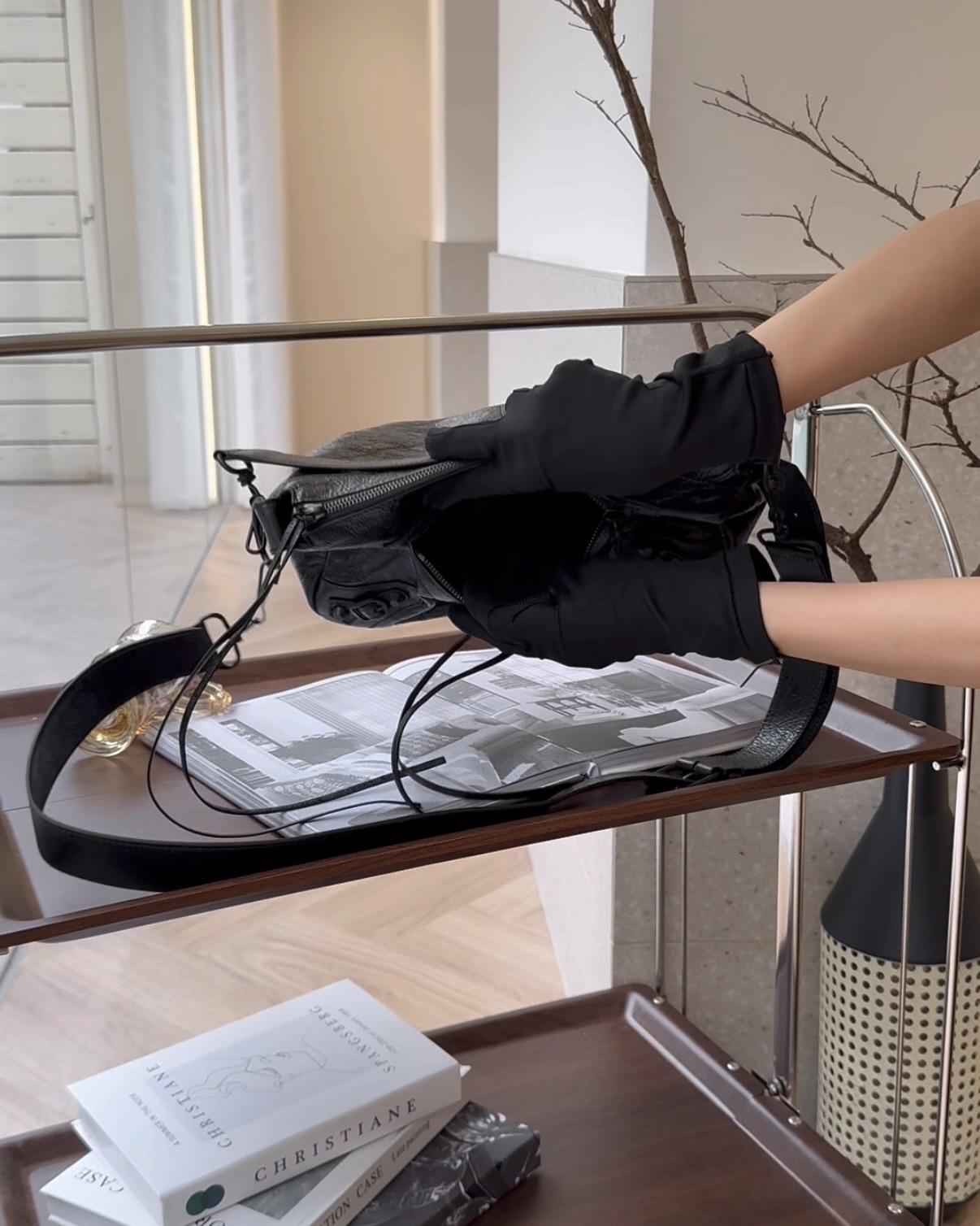 BALENCIAGA｜LE CITY MOTO 小號 機車包 黑色