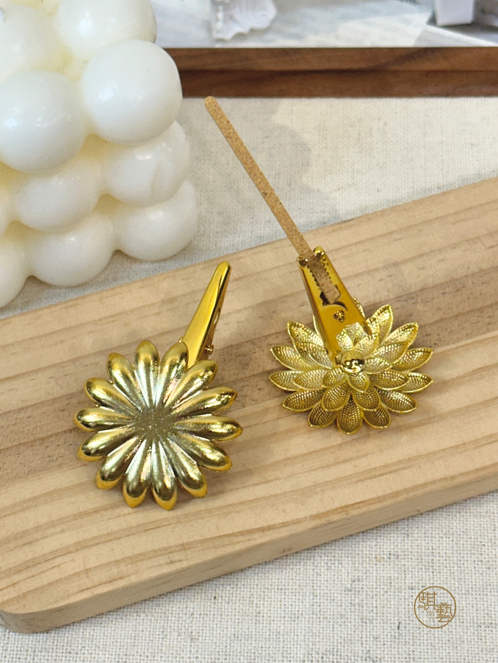 金色小香夾｜日常調頻香氛夾