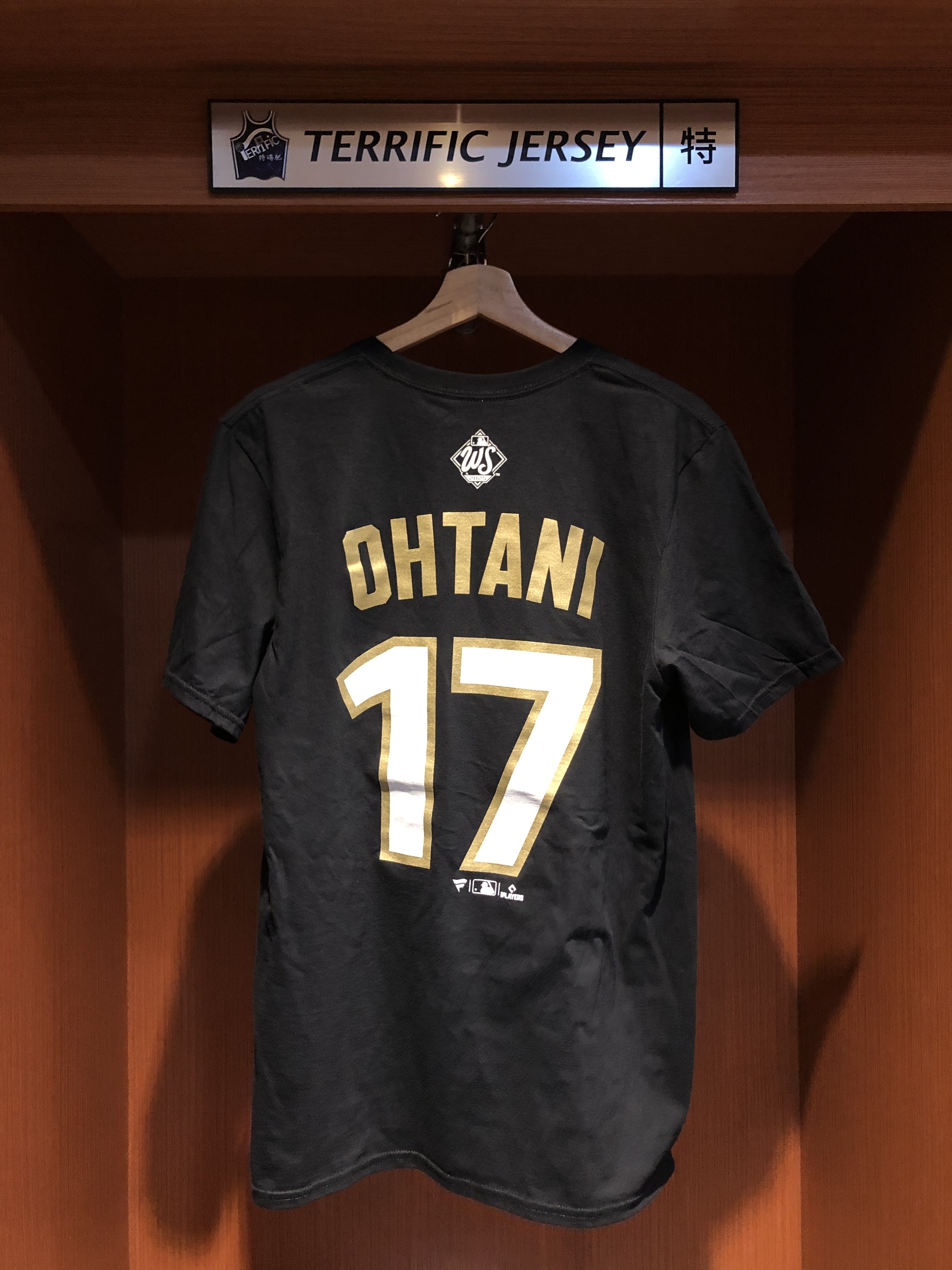 MLB短袖 Shohei Ohtani 洛杉磯道奇 大谷翔平 冠軍黑金 連霸 Fanatics Player Name Tee 棉質 全新