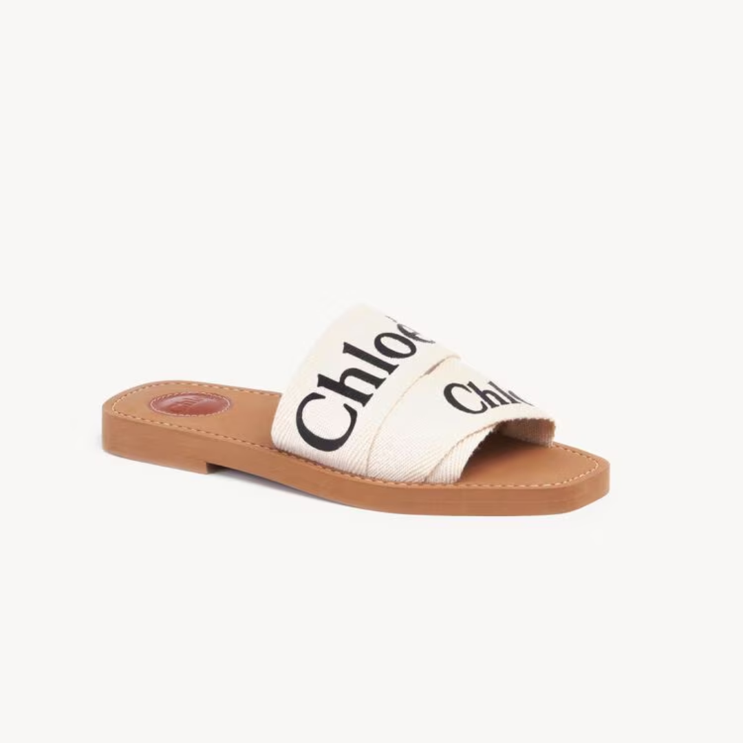 1FF0101-350 [CHLOE] Woody Mule White (SS26) #CHC22U188Z3101 (S-EU-E)