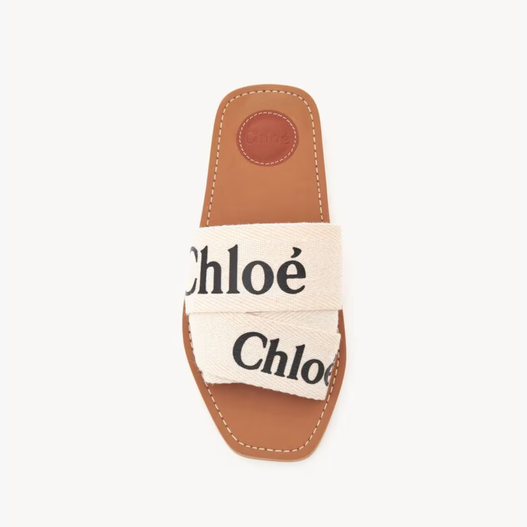 1FF0101-350 [CHLOE] Woody Mule White (SS26) #CHC22U188Z3101 (S-EU-E)