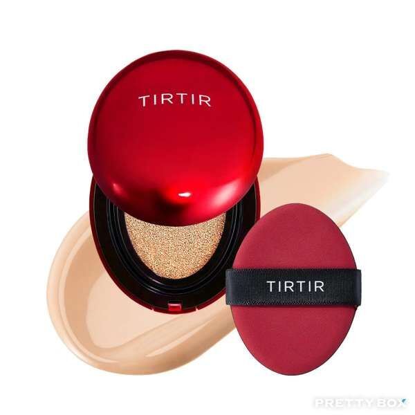 TIRTIR Long-Lasting Glow Cushion Foundation SPF40 PA++ (Red Box) 18g (21N Ivory) 736667
