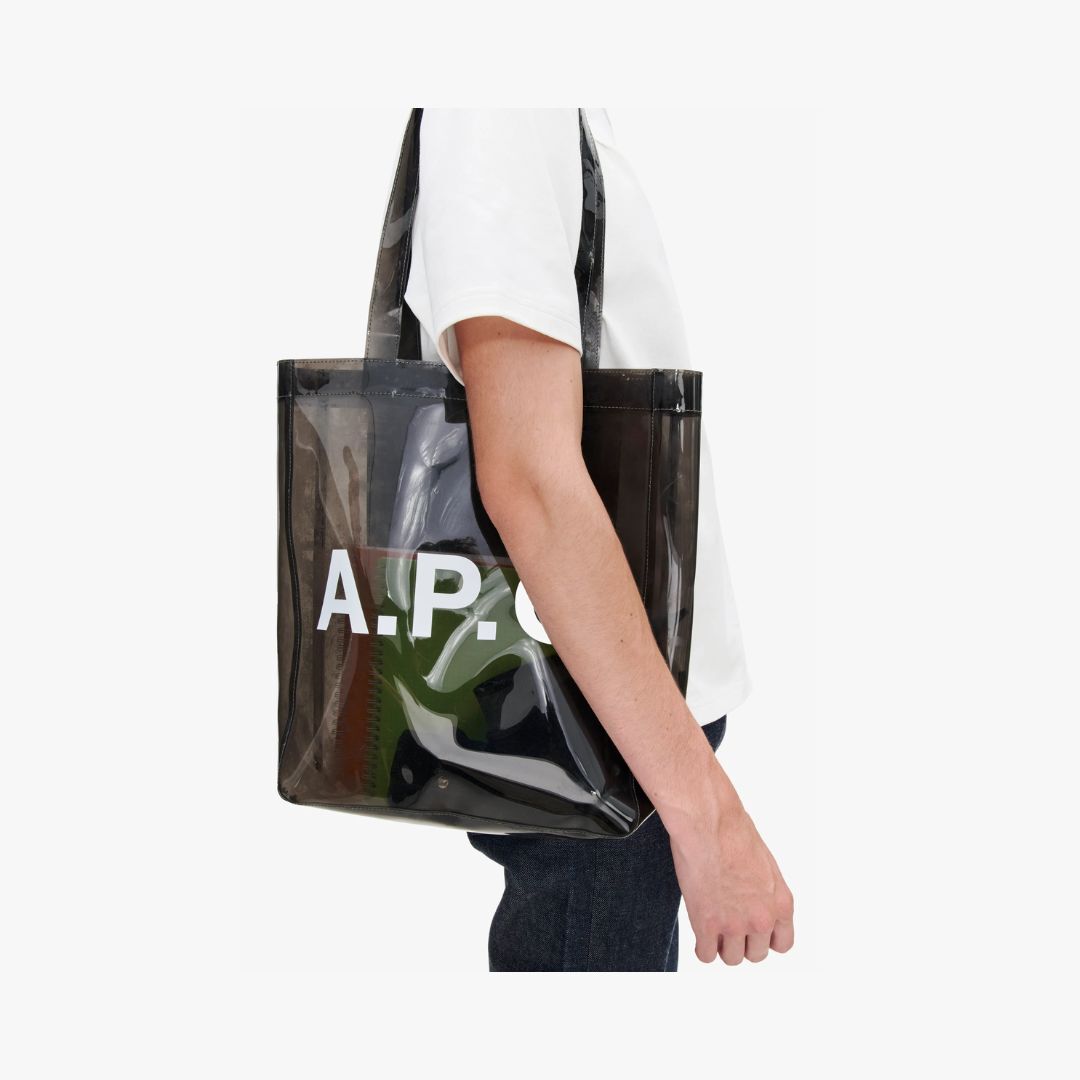 1FF0101-191 [A.P.C.] Lou Tote Bag Anthracite (SS26) #PUACD-M61442 (B-EU-E)
