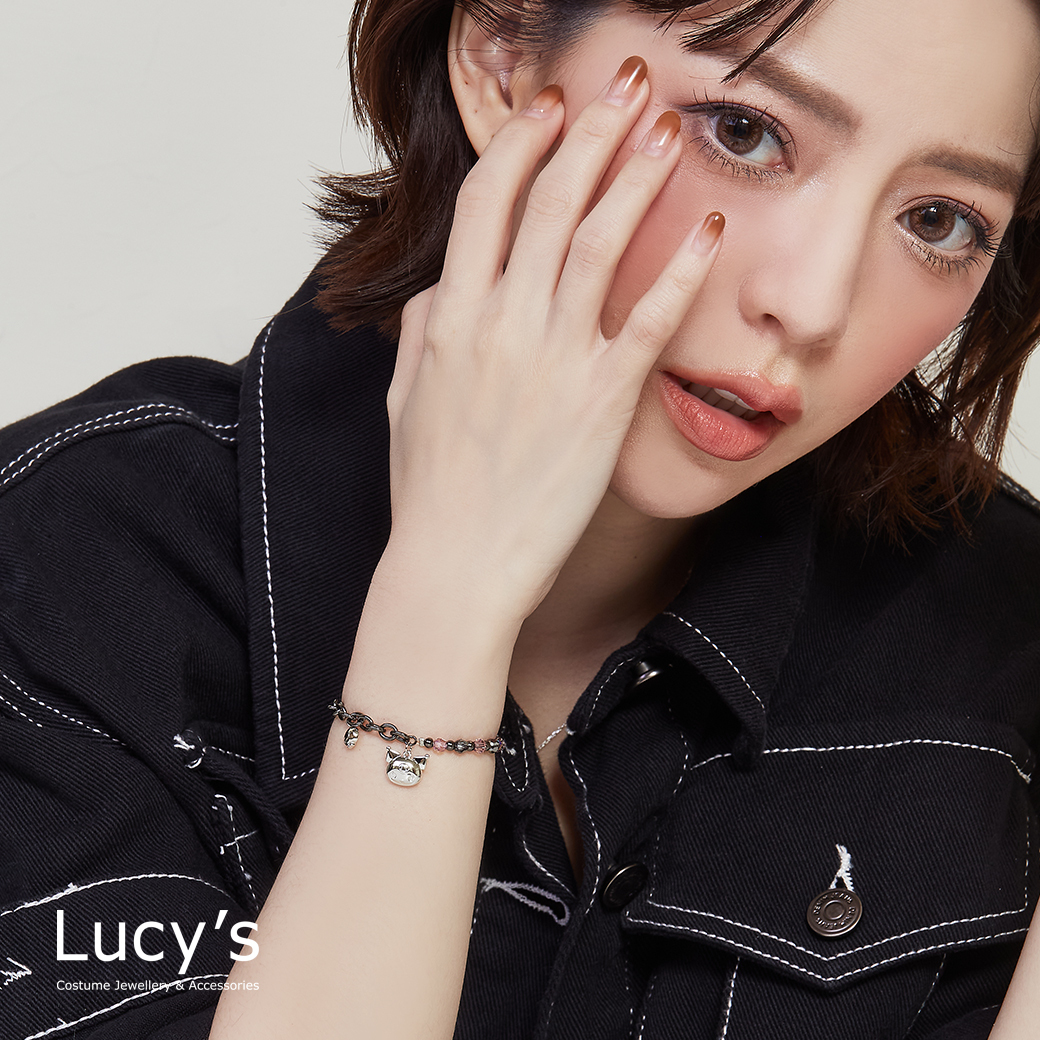 Lucy's X Kuromi 限量聯名 Crystal Stars 水晶手鍊 (五色) (129118-129122)