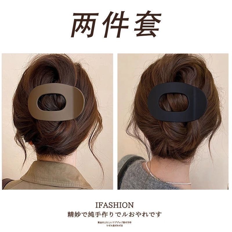预购 高级感发夹女2025新款后脑勺鸭嘴夹大号 3件套