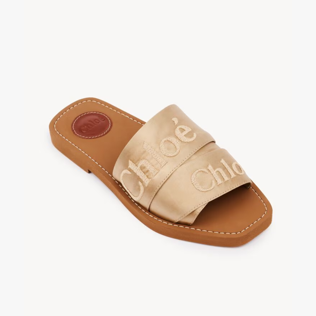 1FF0101-349 [CHLOE] Woody Mule Light Sand (SS26) #CH26S188VH291 (S-EU-E)