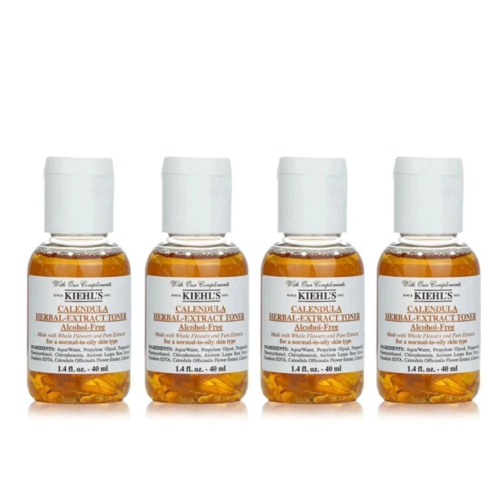 4x KIEHL'S 科顏氏 金盞花植物精華爽膚水 40ml [平行進口]