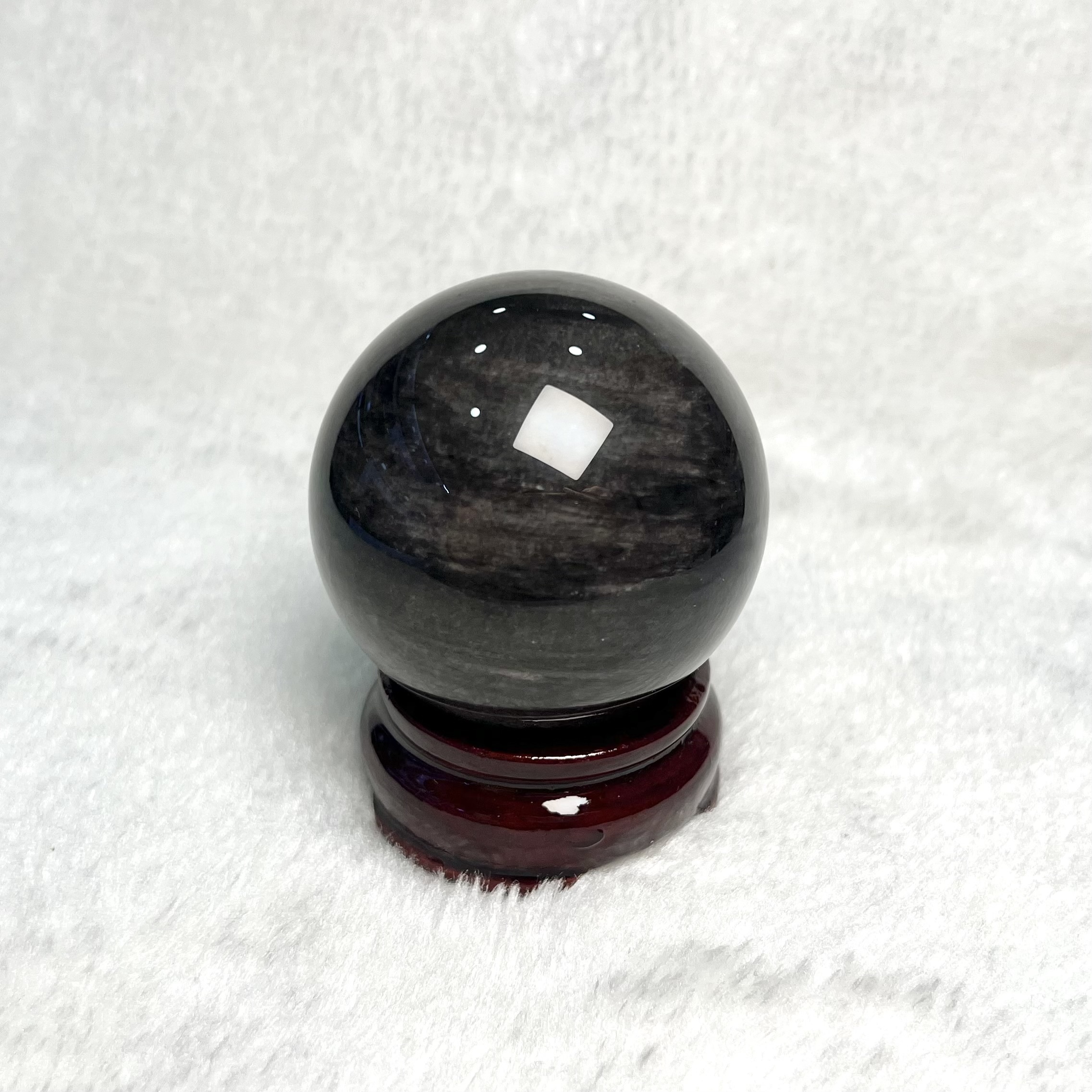 銀曜石球 6.1cm #A710