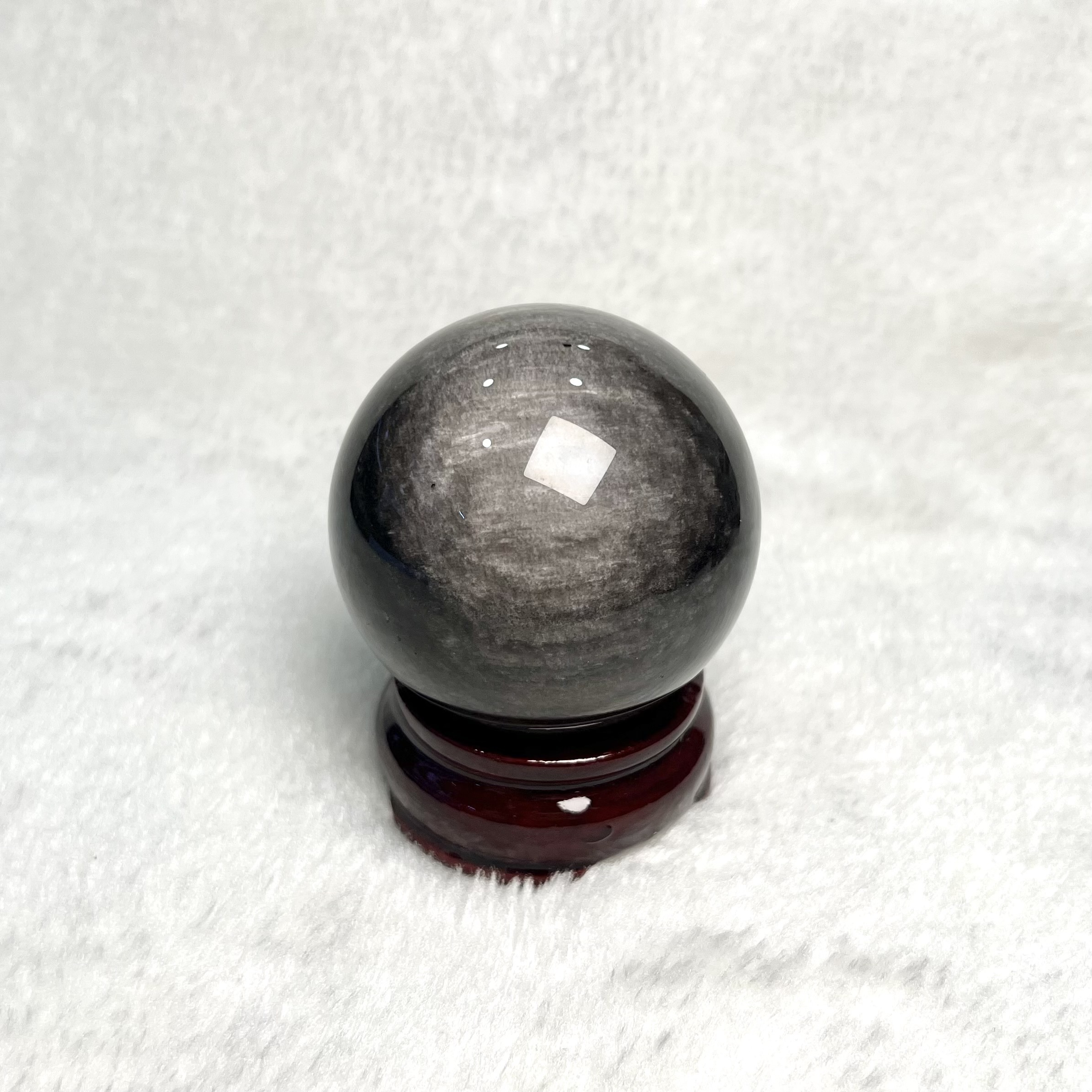 銀曜石球 6.1cm #A710