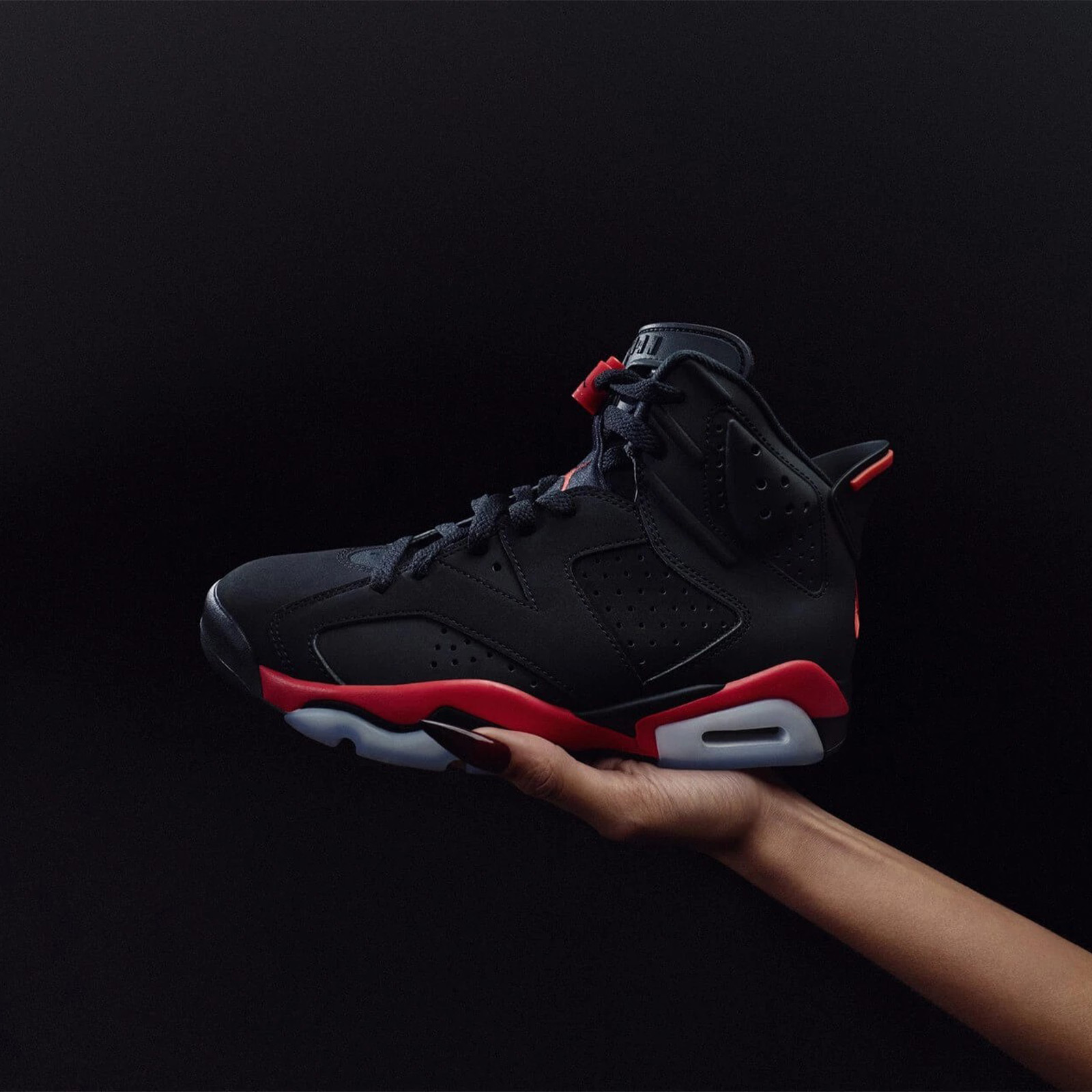 Air Jordan 6 Retro 'Infrared Salesman' 35週年 黑紅 磨砂革 麂皮 刺繡 冰底 芝加哥 公牛隊 櫻木花道 經典 復刻 籃球鞋 CT8529-001