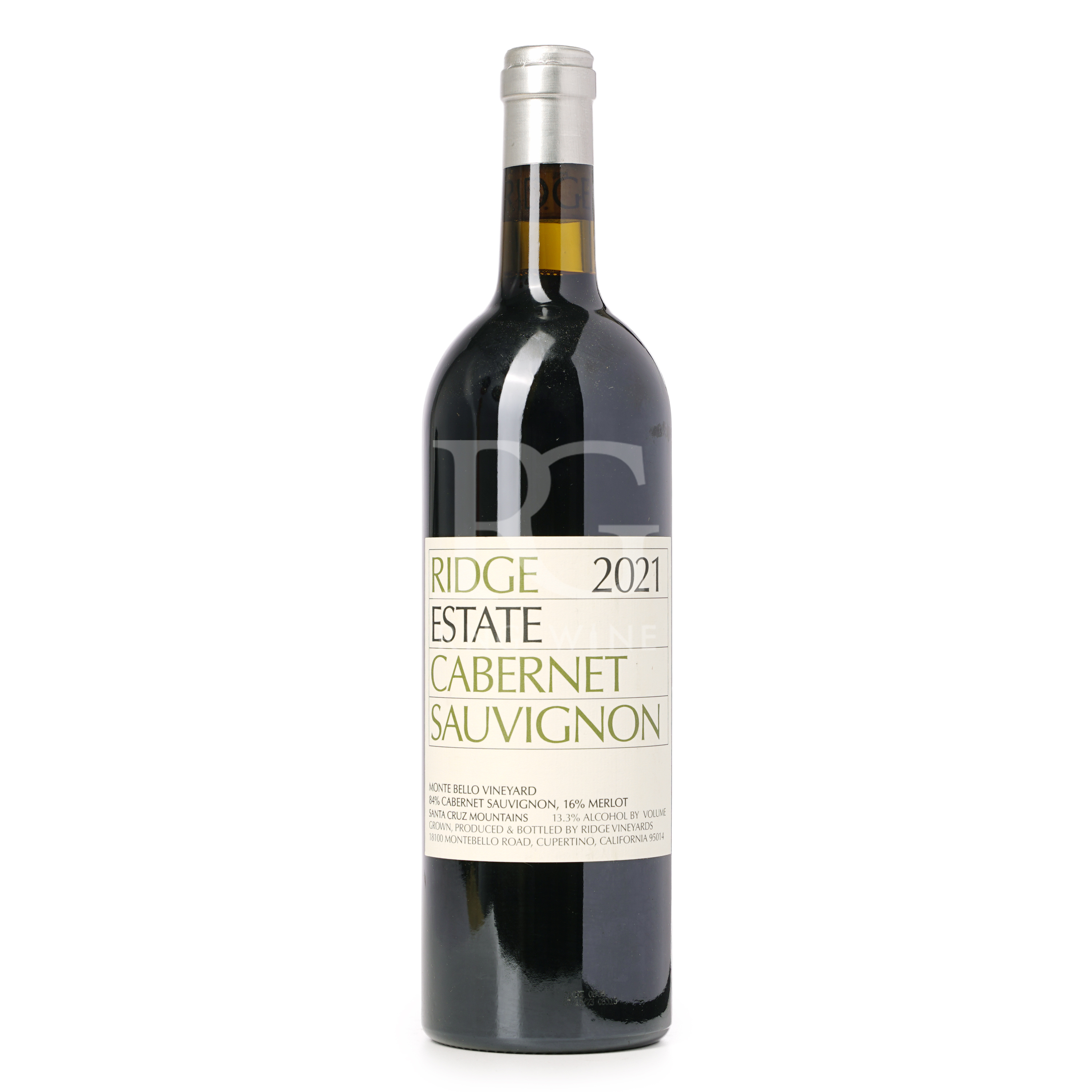 Ridge Estate Cabernet Sauvignon 2021 (D96)