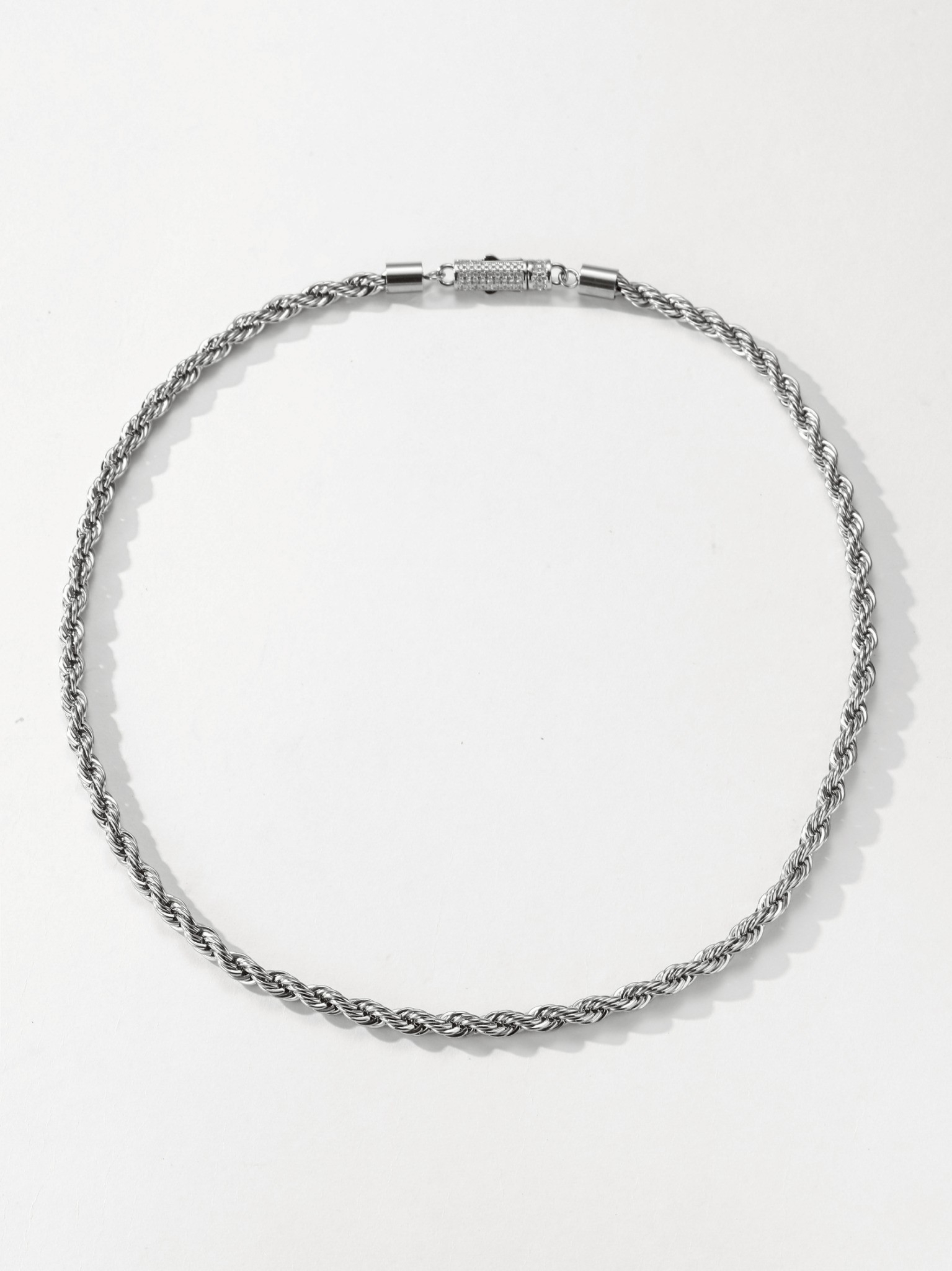 UCDF 閃耀繁星 設計感卡扣 基礎 麻花 項鍊 UCA017