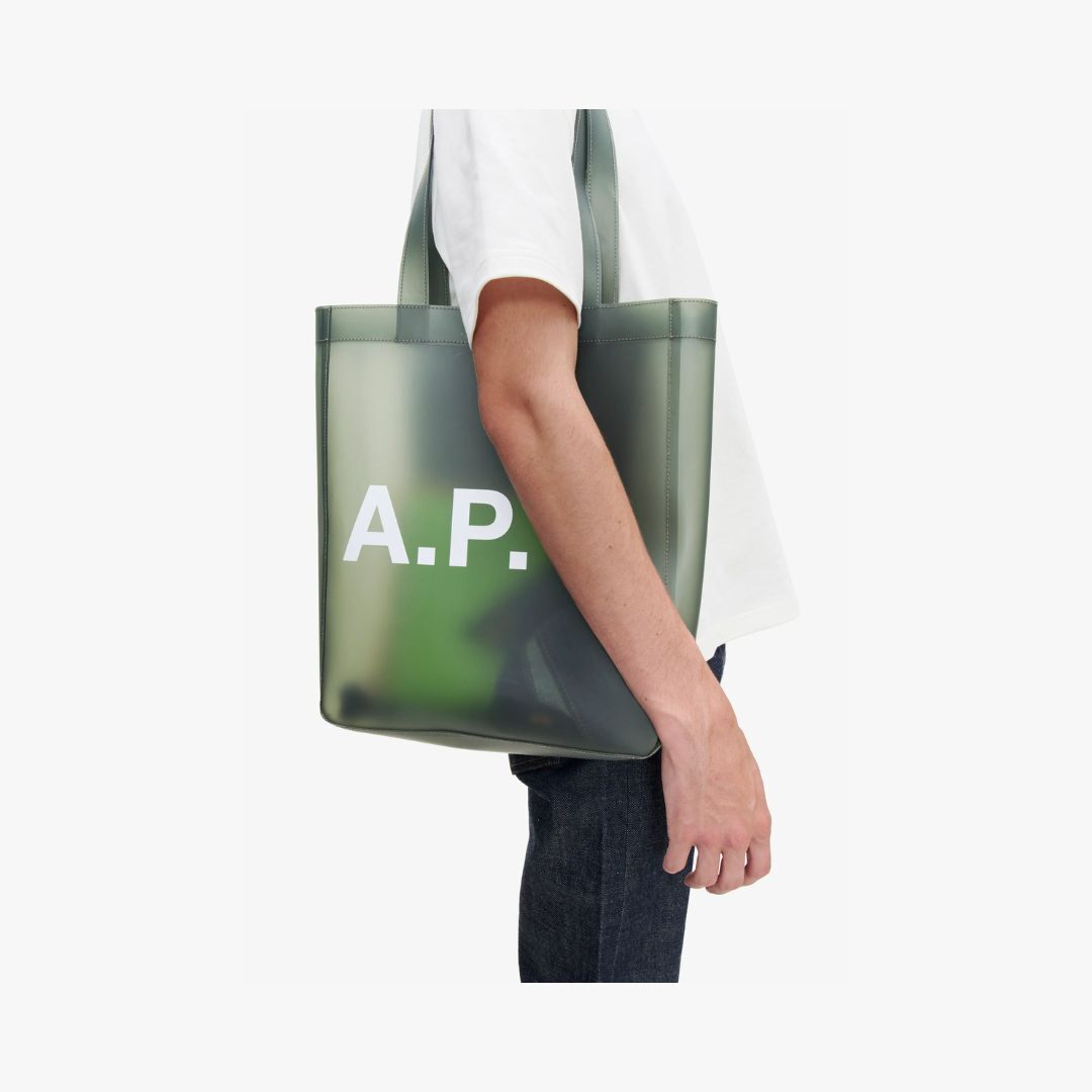 1FF0101-193 [A.P.C.] Lou Tote Bag Khaki (SS26) #TPAAA-M61442 (B-EU-E)