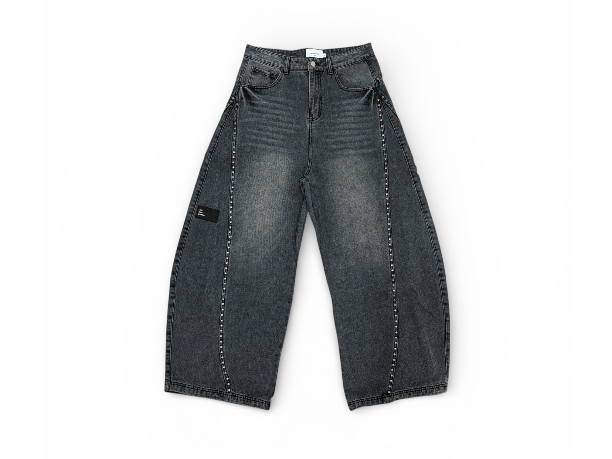 KILLASYSTEM 25F/W GRAVITY ESSENTIAL EDITION 卯釘立體弧線牛仔褲