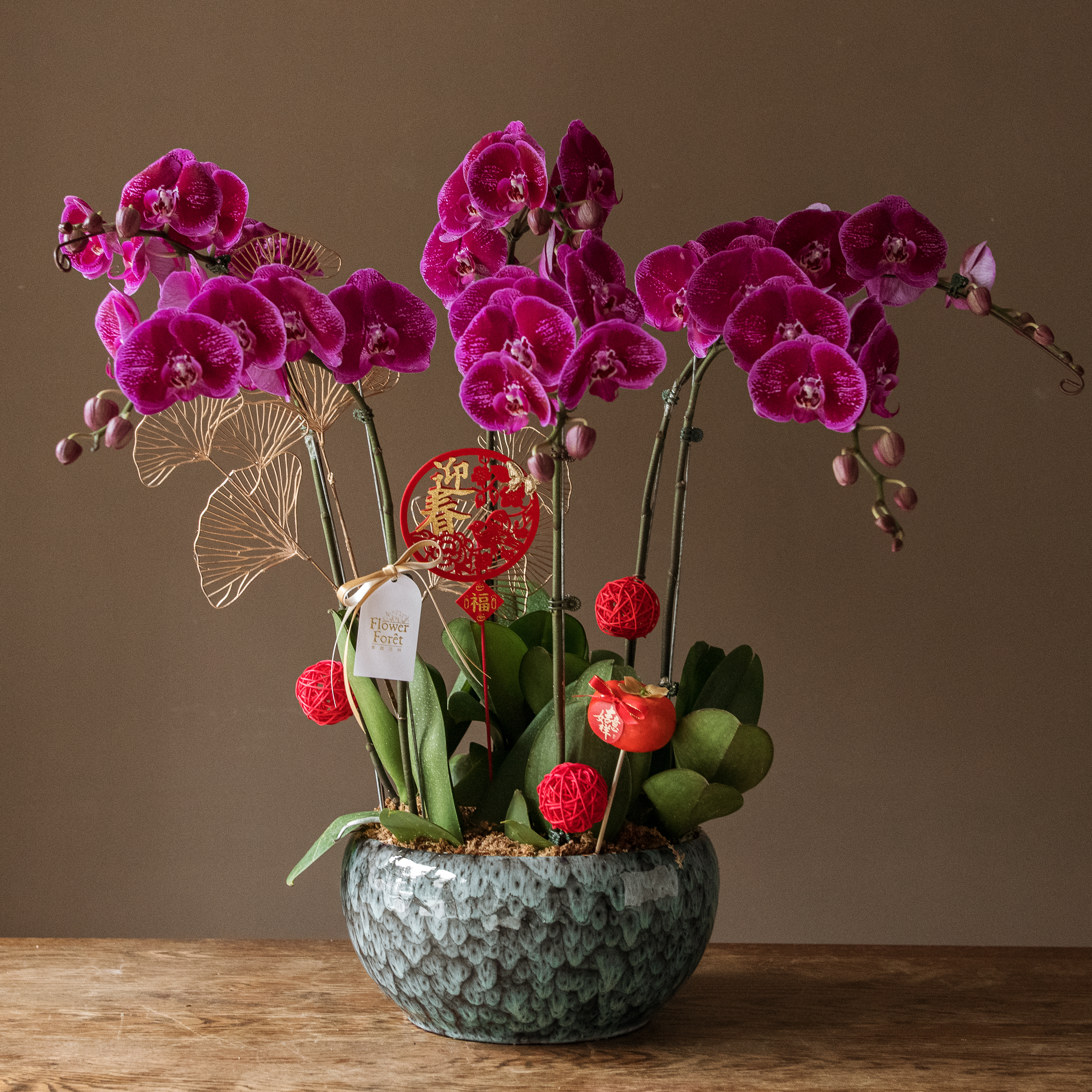 經典蘭花J款 | 桌花